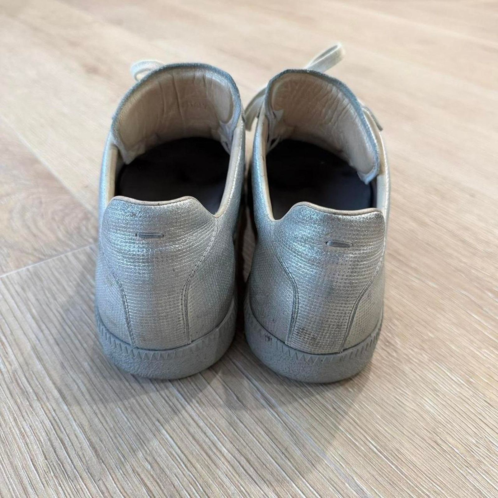 Maison Margiela Maison Margiela Replica GAT Silver Metallic Sneakers Size US 10 / EU 43 - 8 Thumbnail