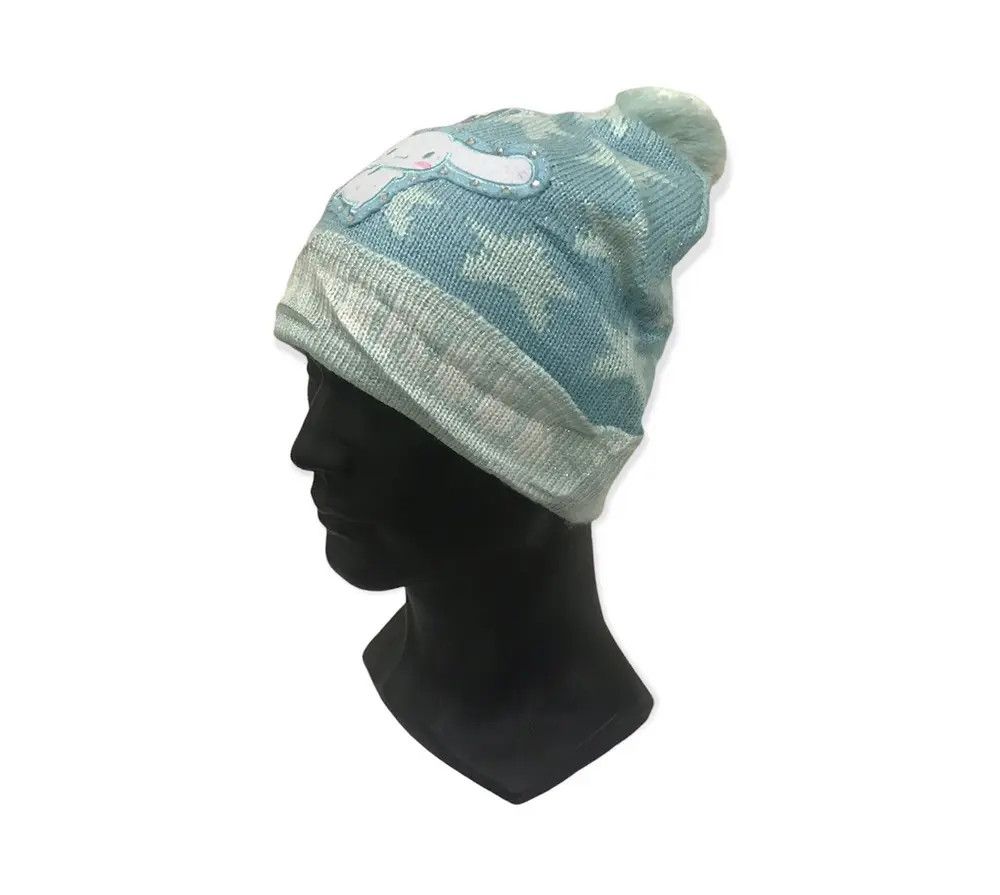 Cartoon Network × Vintage Sanrio Smiles Cartoon Bobble Beanie Hat Size ONE SIZE - 2 Thumbnail