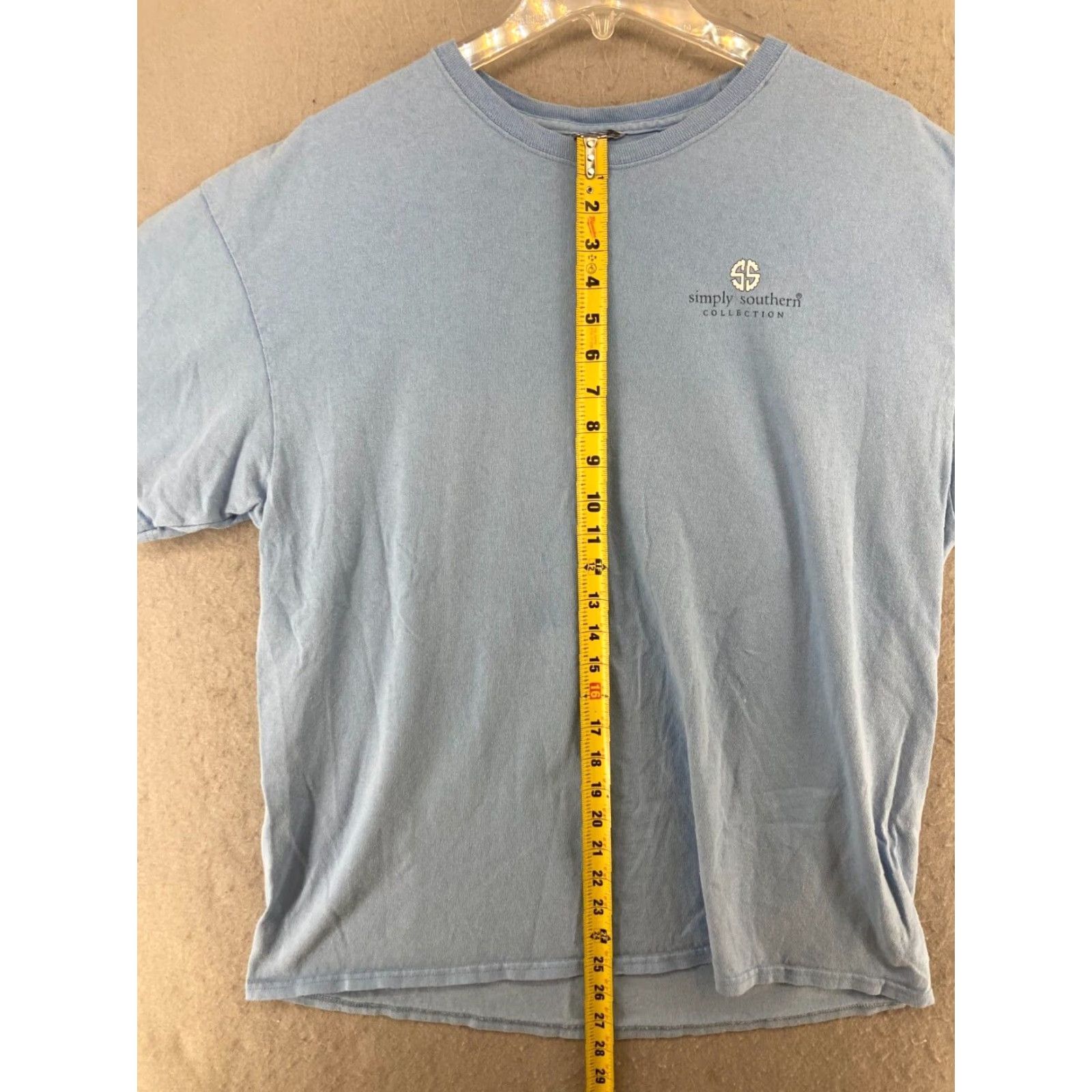 Stampd Simply Southern TShirt Womens Large Blue Live Life In Flip Flops Stamp Size L / US 10 / IT 46 - 4 Thumbnail