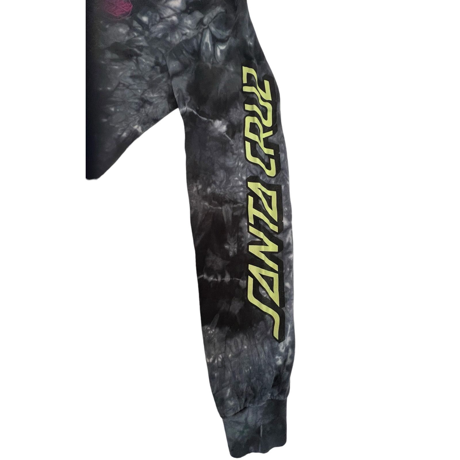 Santa Cruz Skateboards Santa Cruz All Genders Longsleeve Tye Dye Black & Gray Shirt Size US S / EU 44-46 / 1 - 3 Thumbnail