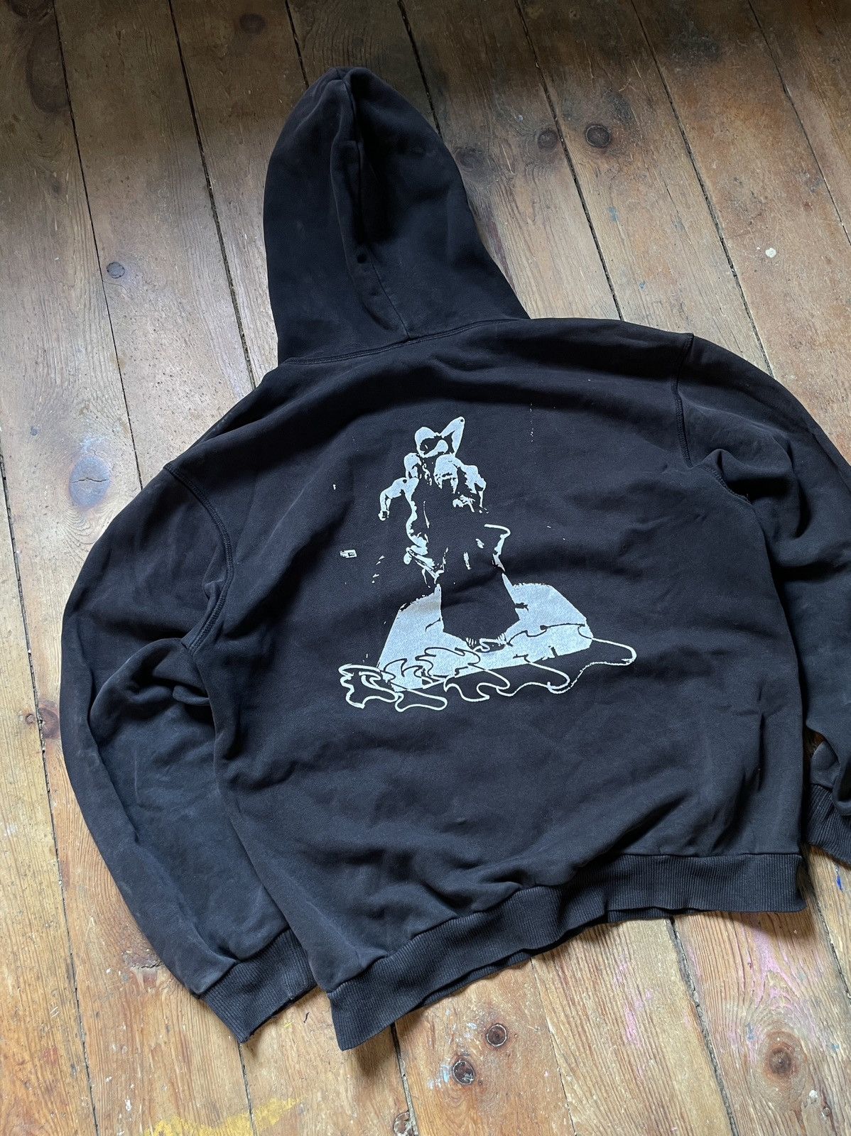 Vintage Vintage archive LSD-P black faded religion hoodie sweatshirt Size US M / EU 48-50 / 2 - 4 Thumbnail