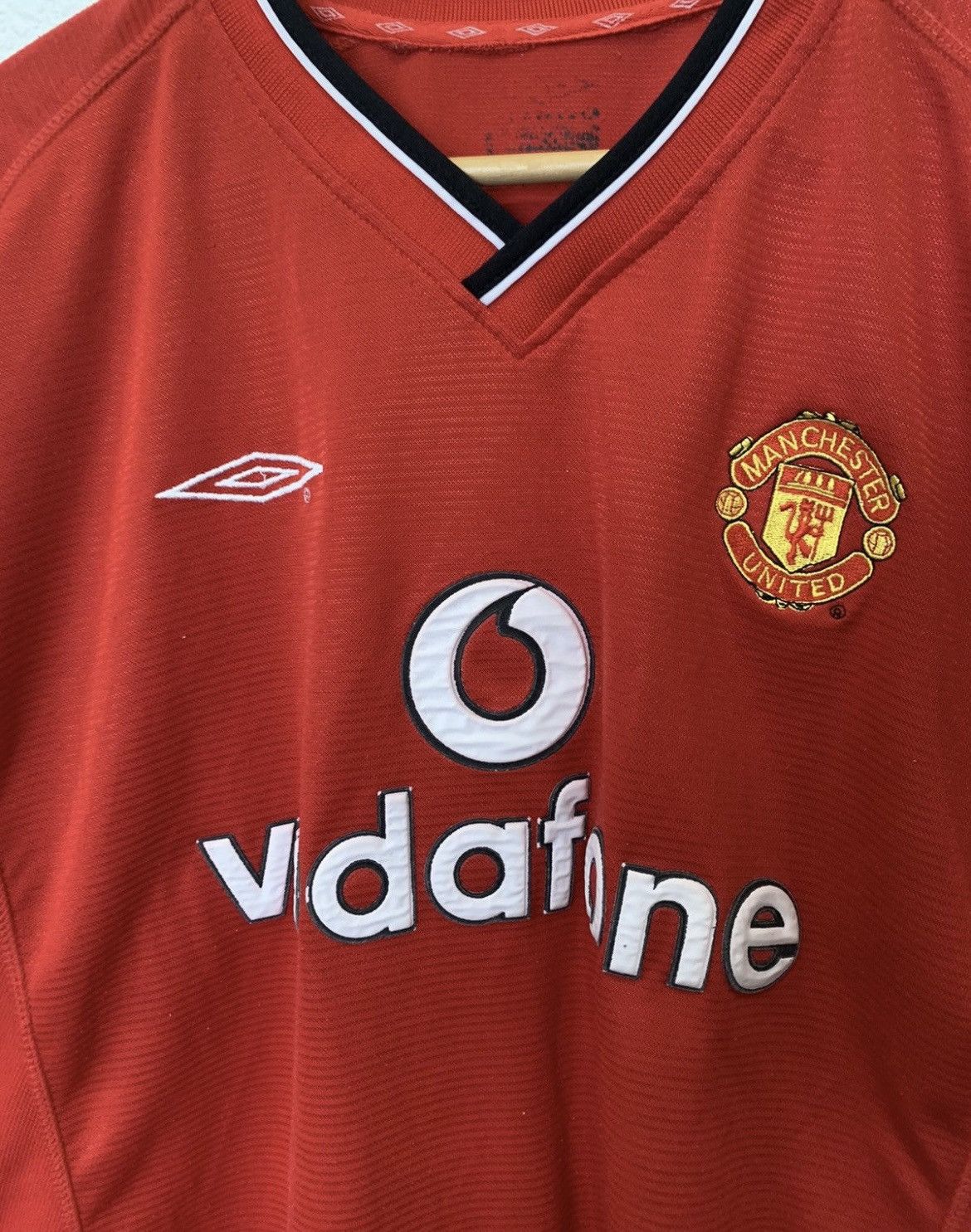 Umbro MANCHESTER UNITED UMBRO 2000/2001 HOME KIT SOCCER JERSEY Size US L / EU 52-54 / 3 - 3 Thumbnail