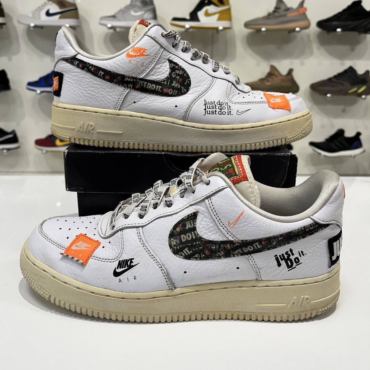 Nike Nike Air Force 1 Low Just Do It Pack White/Black Size US 9.5 / EU 42-43 - 1 Thumbnail