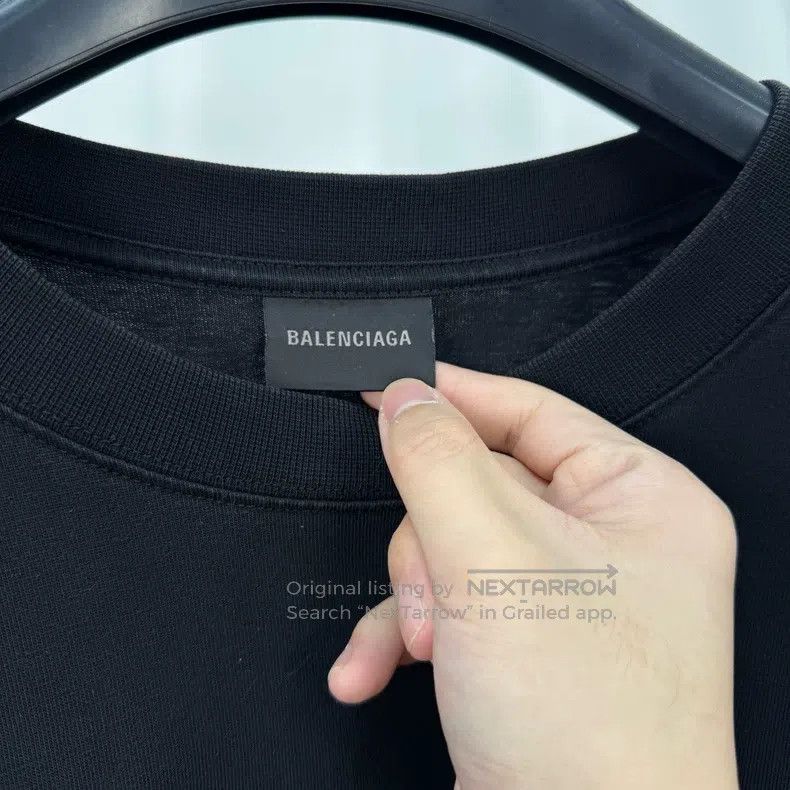 Balenciaga Balenciaga Mirror reverse lettering printed short sleeve Size US L / EU 52-54 / 3 - 5 Thumbnail