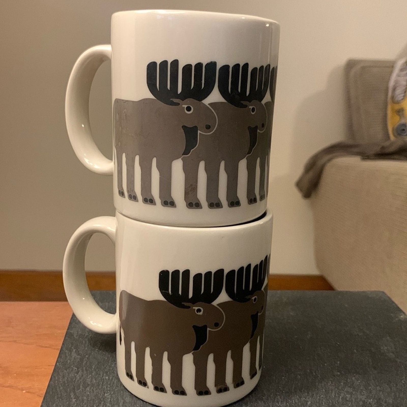 Vintage 2 Taylor & Ng moose coffee mugs cups Size ONE SIZE - 1 Thumbnail