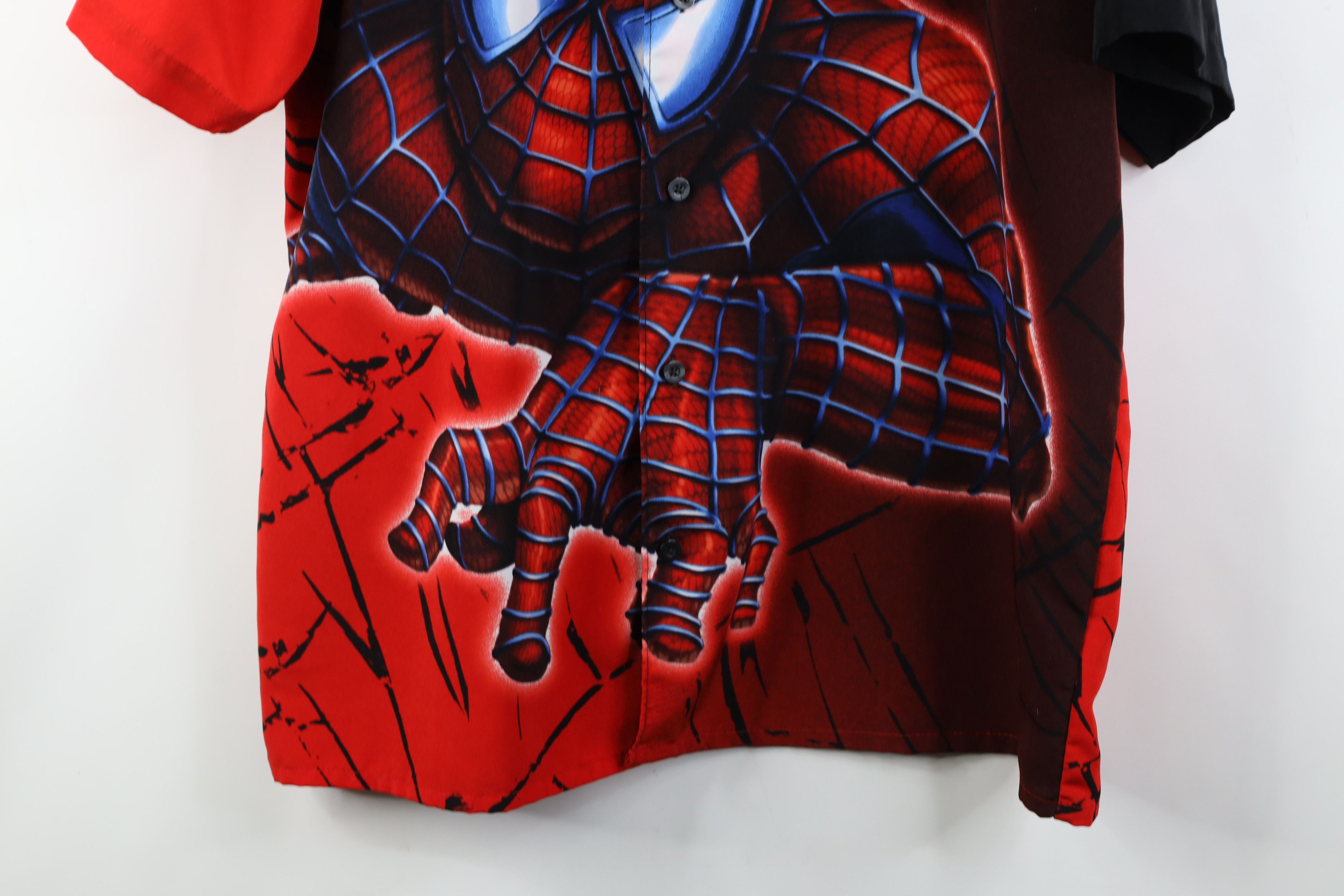 Vintage Vintage Y2K 2002 Marvel Spiderman Collared Button Shirt Size US M / EU 48-50 / 2 - 3 Thumbnail