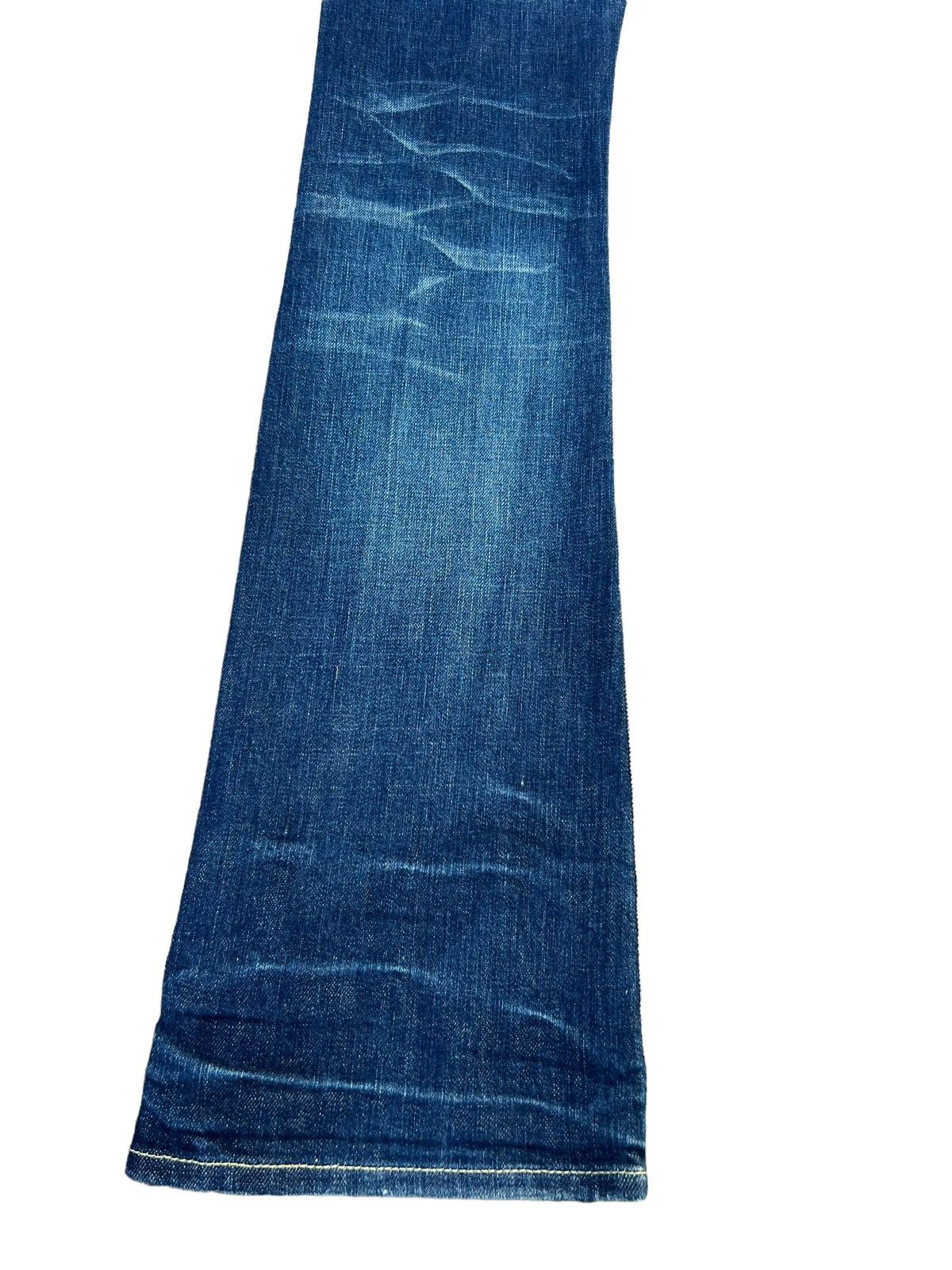 20471120 RICO Japan Fade Blue Denim Bootcut Jeans Size US 29 - 15 Thumbnail