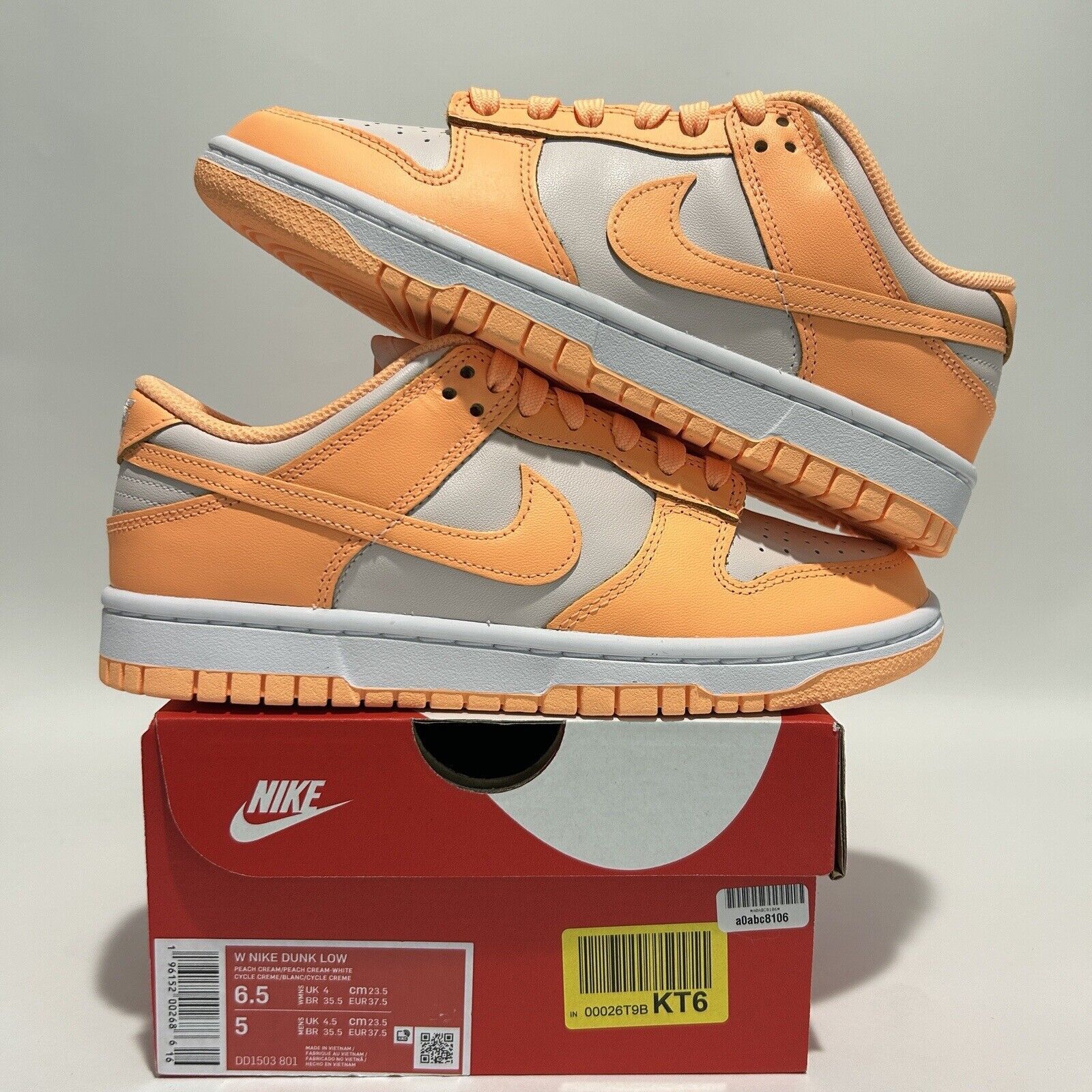 Nike Nike Shoes Dunk Low WMNS “Peaches & Cream” 2024 Size US 6.5 / IT 36.5 - 1 Thumbnail