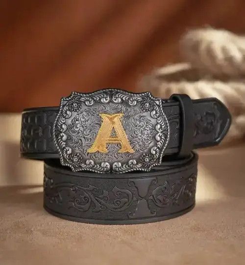 SSSR Venezia Leather A Buckle PU Leather Belt Size ONE SIZE - 1 Thumbnail