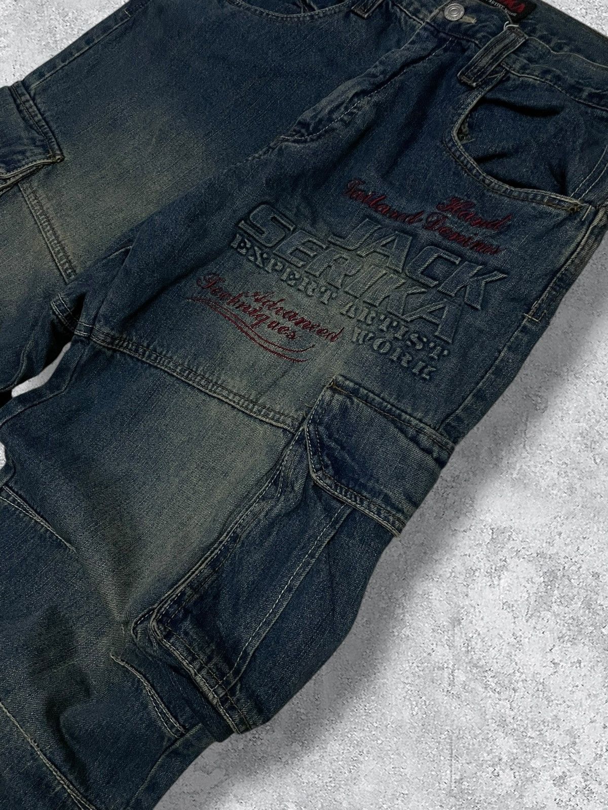 Designer Vintage Designer Jack Serika Expert ArtistWork Baggy Jean Size US 32 / EU 48 - 6 Thumbnail