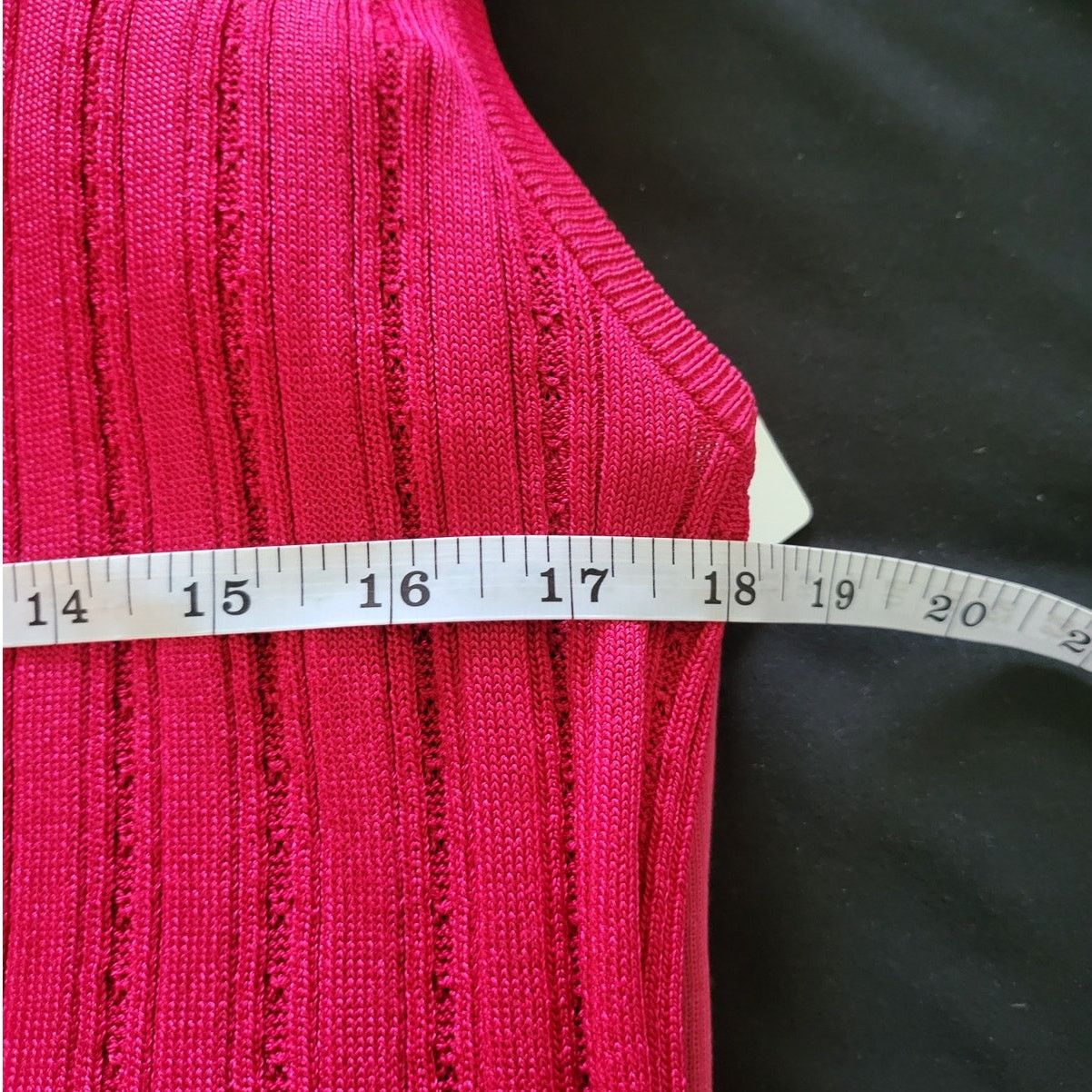 Other Jones New York Collection Magenta Knit Sleeveless Blouse - L Size L / US 10 / IT 46 - 5 Thumbnail
