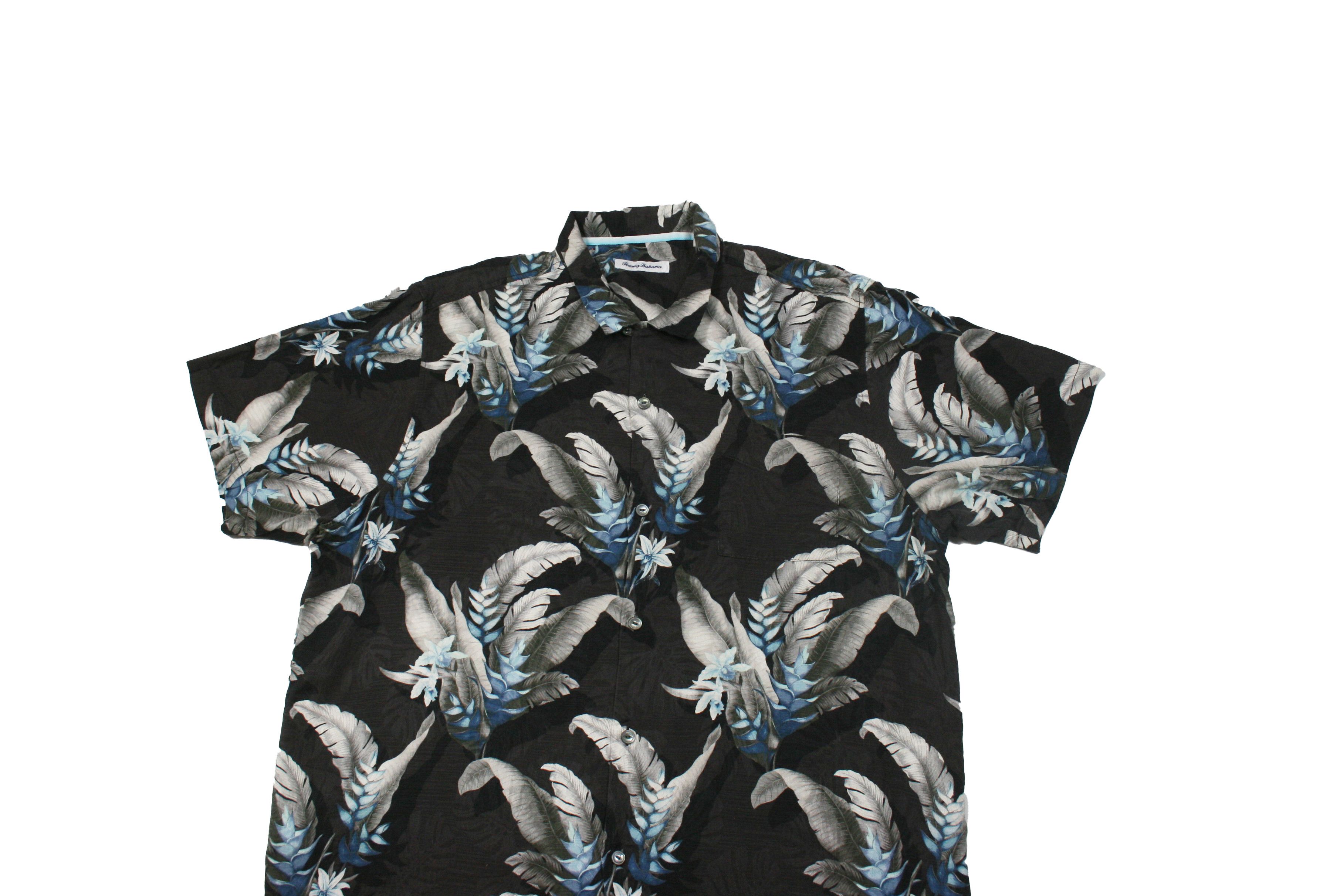 Tommy Bahama Floral Silk Shortsleeve Shirt Size US XXL / EU 58 / 5 - 3 Thumbnail