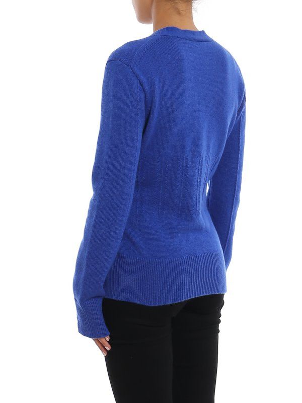 Alexander McQueen o1y0325 Cardigan in Blue Size M / US 6-8 / IT 42-44 - 4 Thumbnail