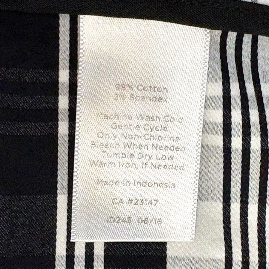 Talbots Talbots Sutton Black & White Plaid Side Zip Ankle Pant Womens Size 4P PETITE Size 27" / US 4 / IT 40 - 7 Thumbnail