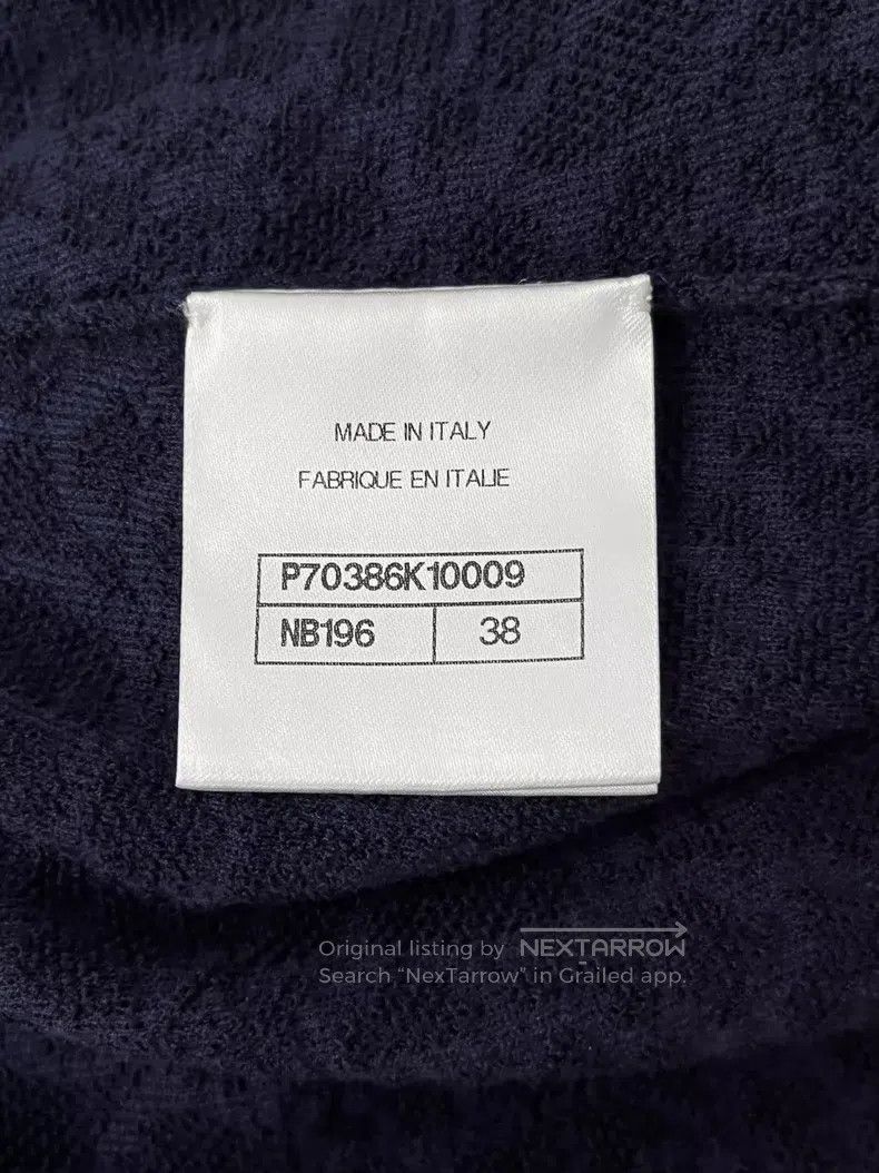 Chanel Chanel Blue relief camelia skirt Size 25" / US 0 / IT 36 - 5 Thumbnail