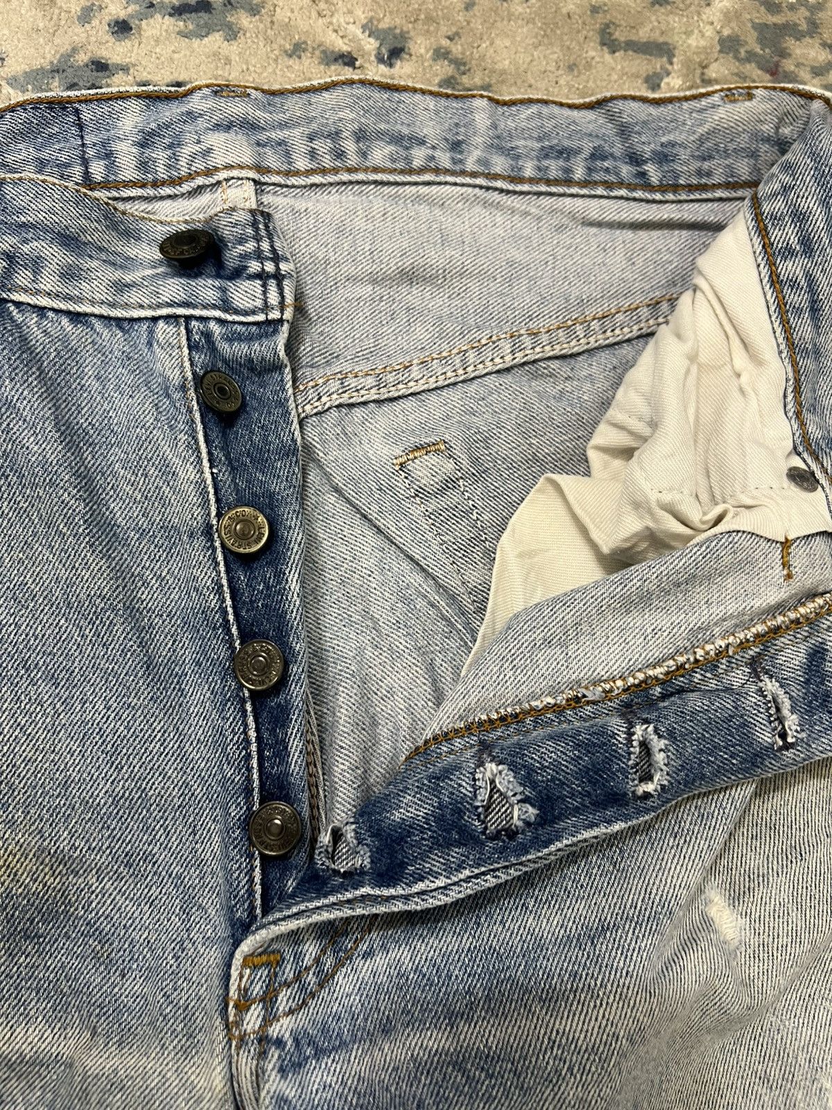 Levi's Vintage Levis Button 653 Made in Usa Distressed Denim Jeans Size US 30 / EU 46 - 7 Thumbnail