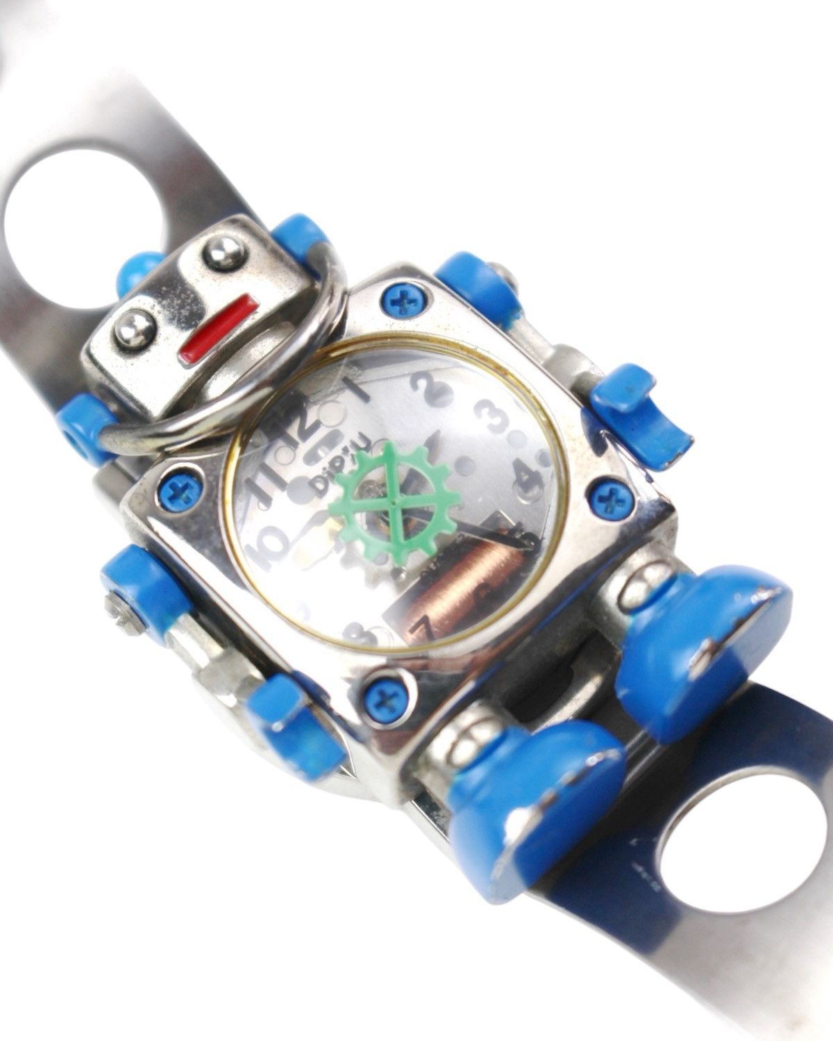 Hysteric Glamour 2000S DIP:U DETACHABLE ROBOT BLUEBOT ON STEEL CUFF WATCH Size ONE SIZE - 5 Thumbnail