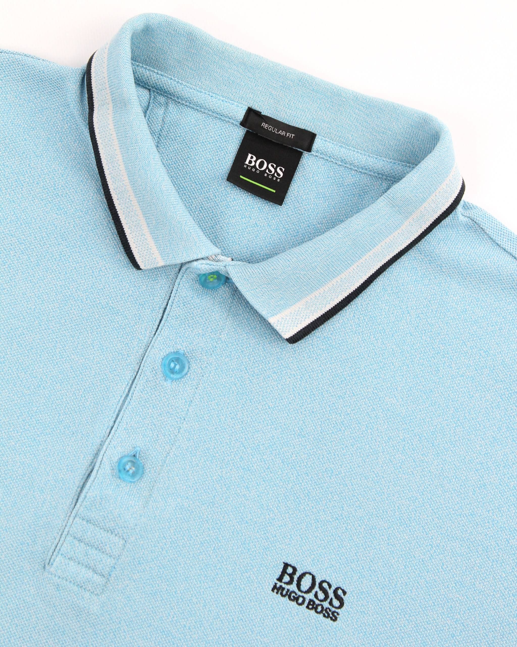 Hugo Boss HUGO BOSS Blue polo shirt with logo Size US L / EU 52-54 / 3 - 8 Thumbnail