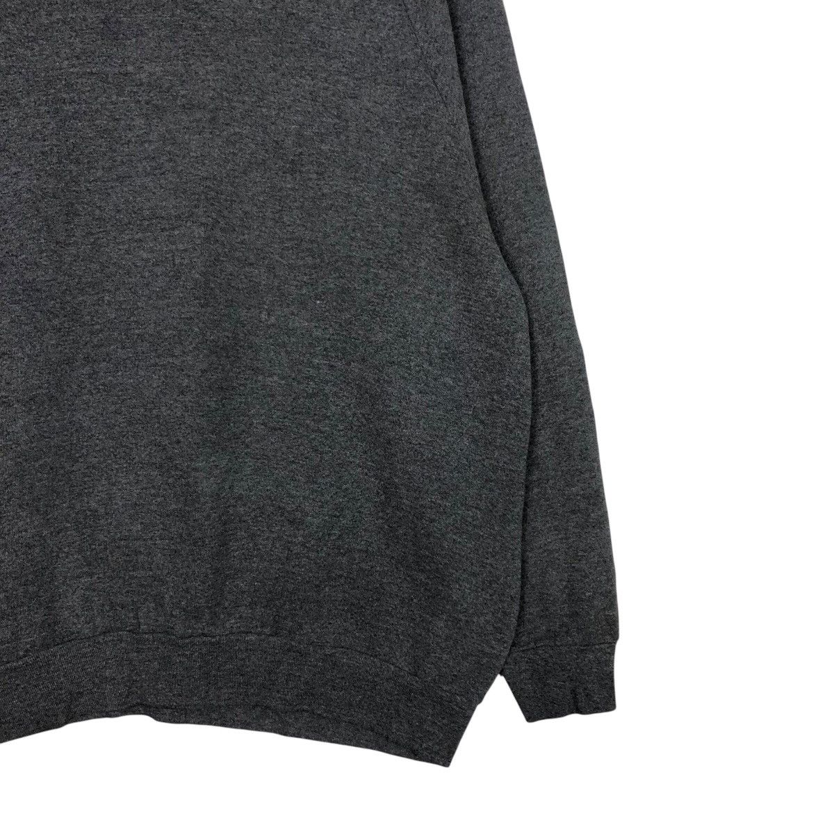 Vintage 📌Vintage Plain Sweatshirt Fruit Of The Loom Rich Grey Size US L / EU 52-54 / 3 - 6 Thumbnail