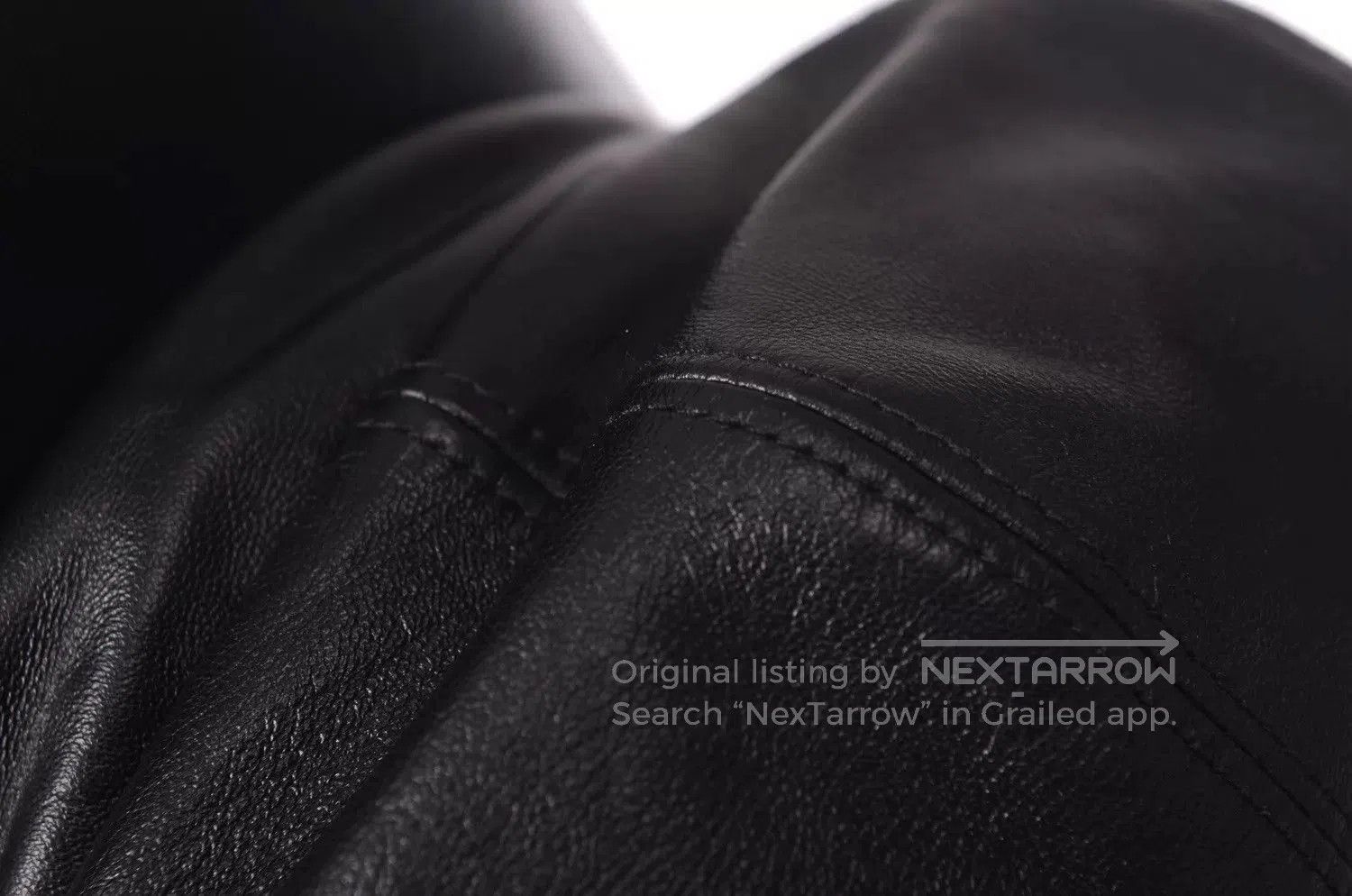 Prada Black Leather Newsboy Cap. Size ONE SIZE - 6 Thumbnail