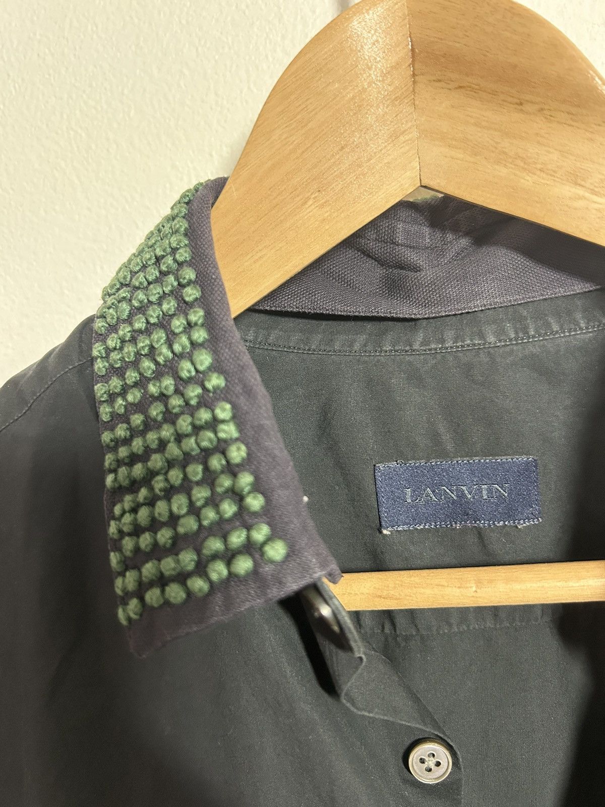 Lanvin Lanvin classic shirt with embroidered collar detail Size US XS / EU 42 / 0 - 4 Thumbnail
