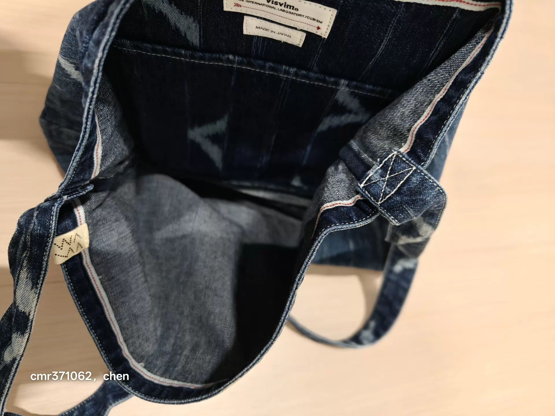Visvim visvim 22ss Spot Record Bag Denim Indigo Wabash Kasuri Excl Size ONE SIZE - 9 Thumbnail