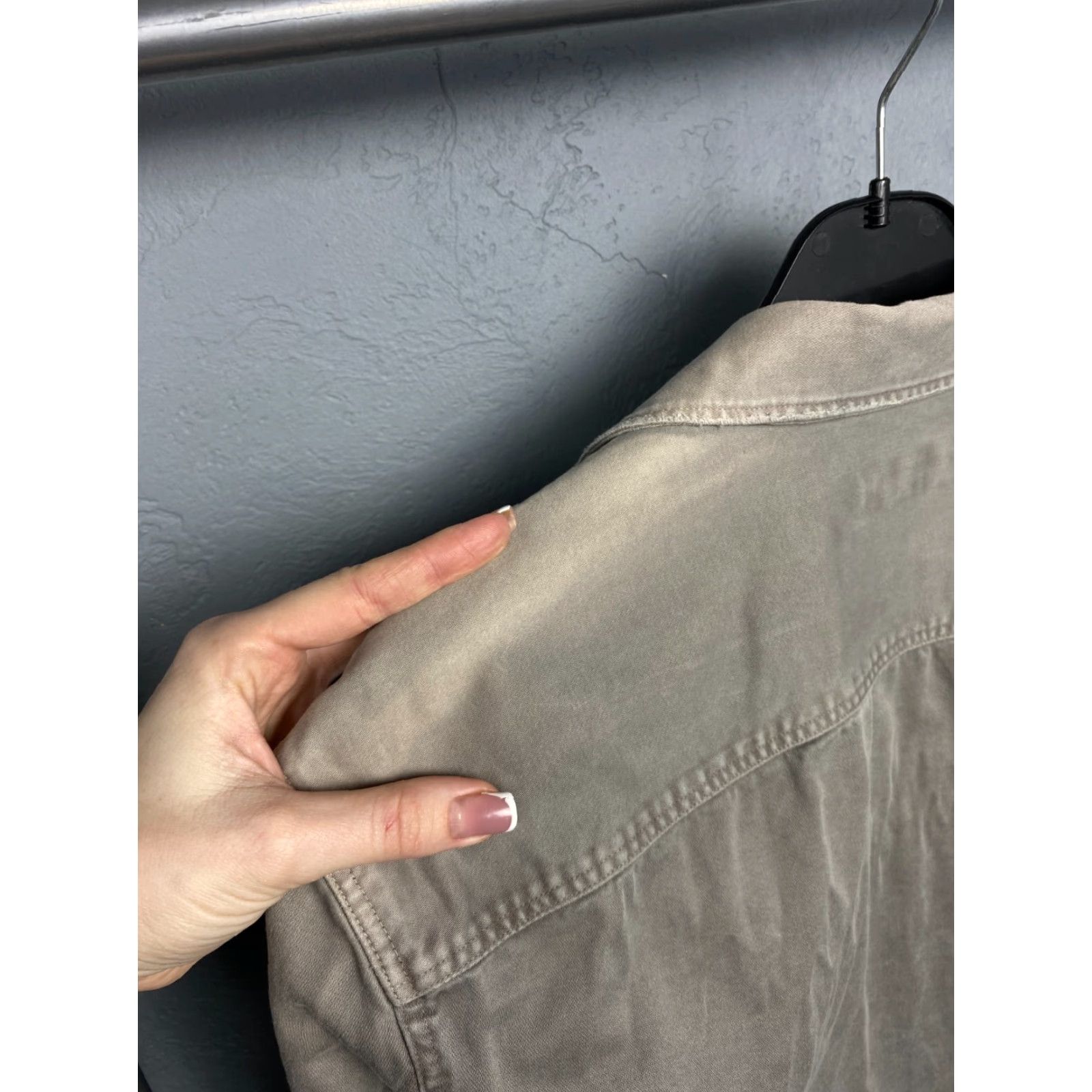 Allsaints AllSaints Firebase Shirt Jacket XL Gray Mens Windbreaker Overshirt Shirt Jacket XL Gray Size US XL / EU 56 / 4 - 7 Thumbnail