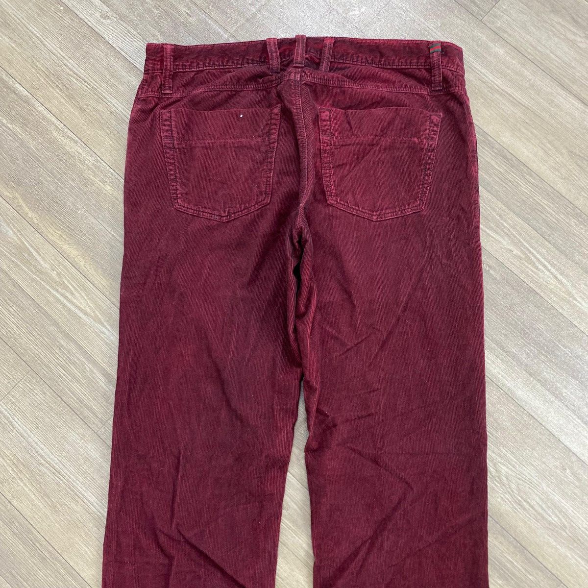 Gucci Vintage Gucci by Tom Ford Red Burgundy Corduroy Pants Luxury Size US 30 / EU 46 - 14 Thumbnail