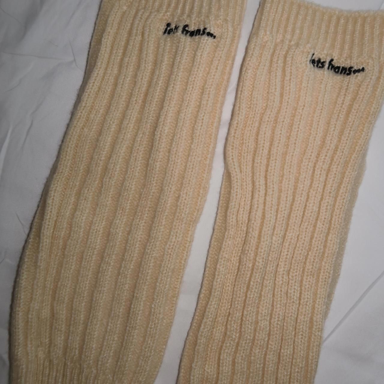 Urban Outfitters cream leg warmers Size ONE SIZE - 2 Thumbnail