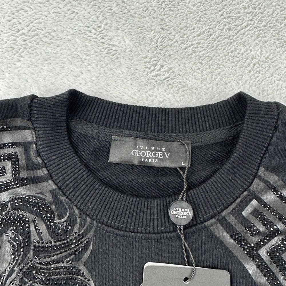 Other Avenue George V Paris Black Sweater Men’s Size L Size US L / EU 52-54 / 3 - 2 Thumbnail