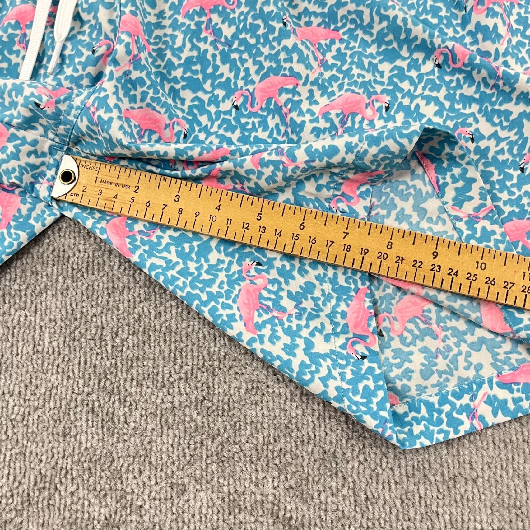 Chubbies CHUBBIES Swim Trunks Mens Large 7" Lined Domingos Flamingos Board Shorts Beach, Outdoor, Sports Mens Size US 33 - 6 Thumbnail