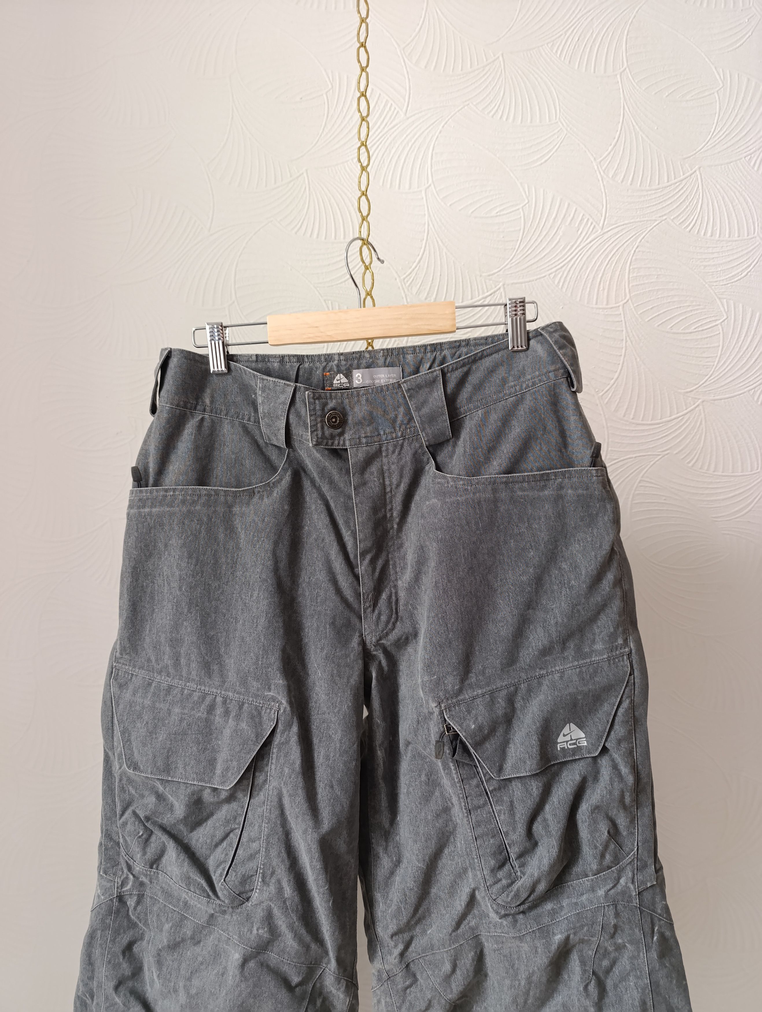 Nike ACG NIKE FIT ACG VINTAGE CARGO SKI SNOWBOARDING PANTS GORPCORE Size US 30 / EU 46 - 2 Thumbnail