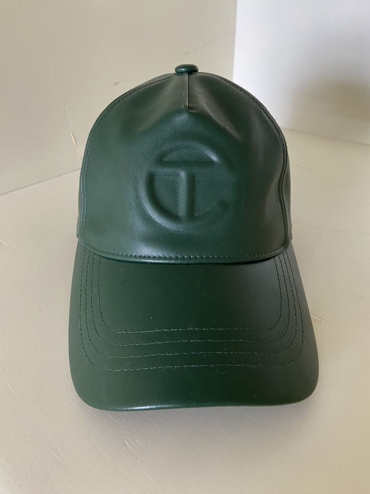 Telfar Telfar Embossed Logo Faux Leather Baseball Cap Size ONE SIZE - 2 Thumbnail
