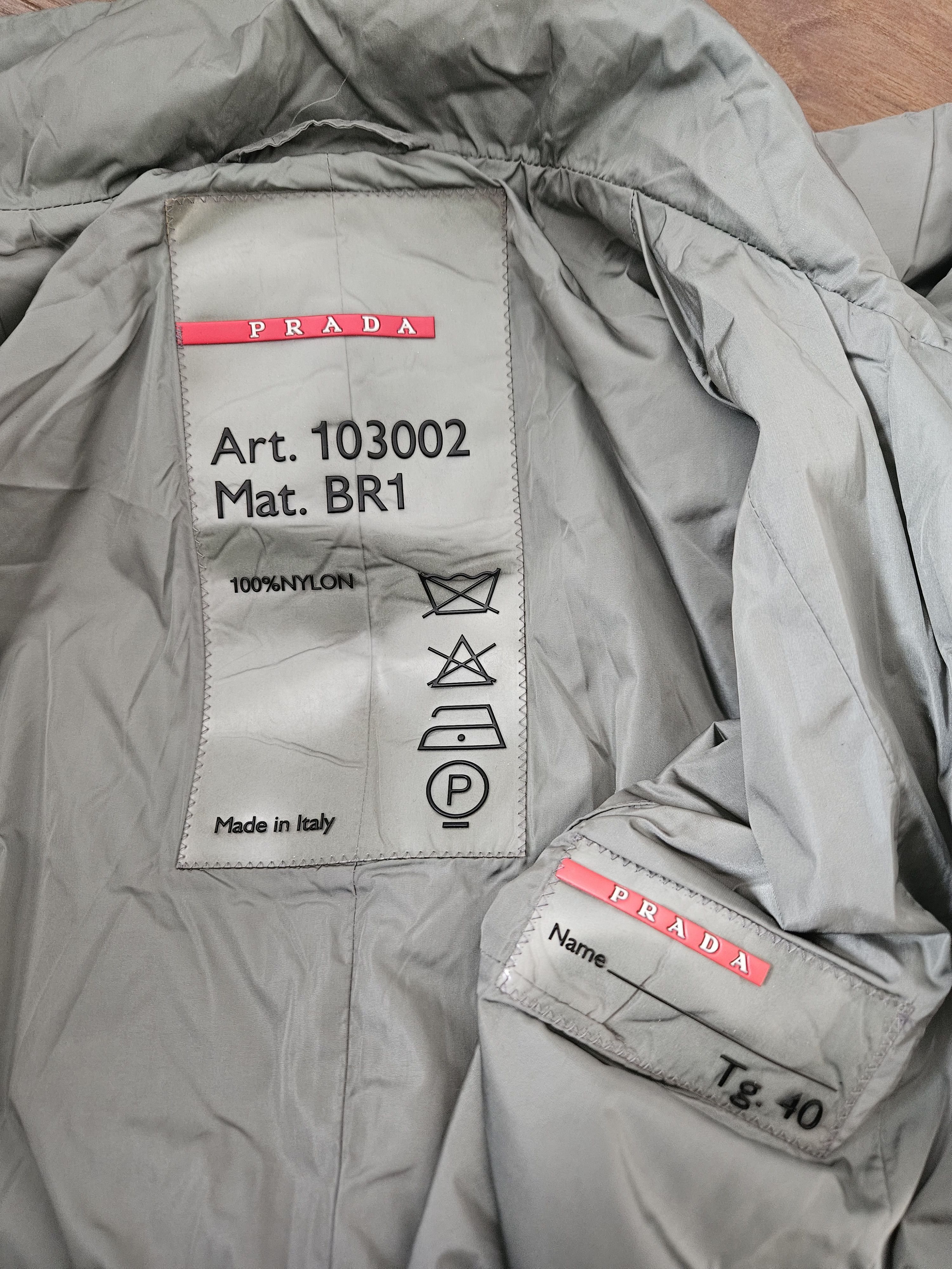 Prada Archive y2k prada sport red tab nylon one piece jumpsuit Size S / US 4 / IT 40 - 22 Thumbnail