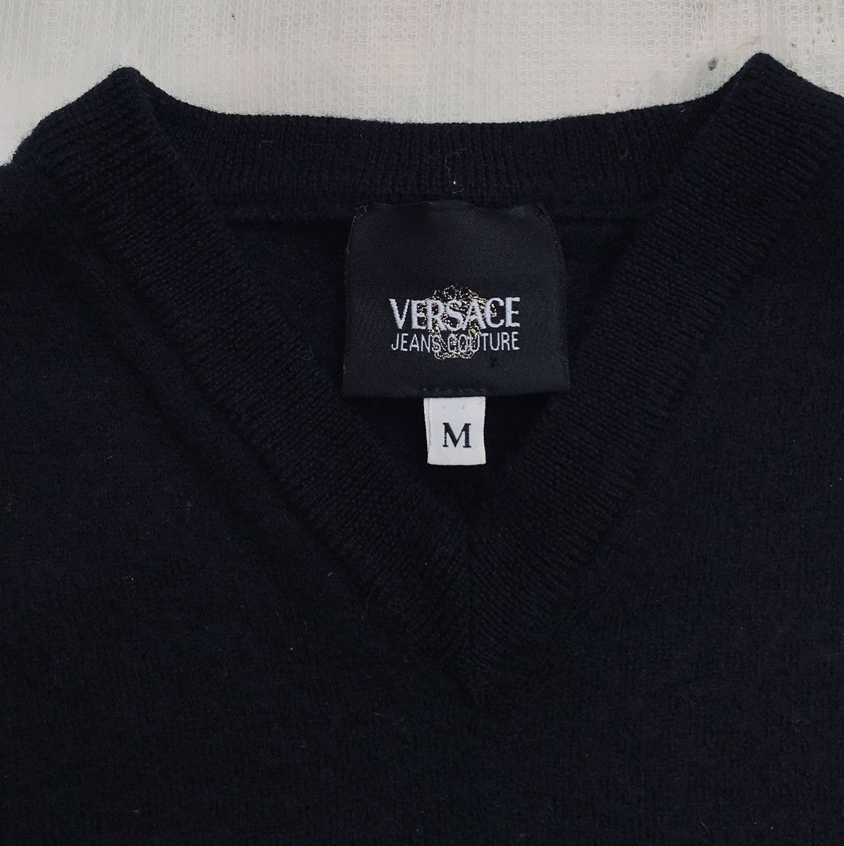 Versace Versace Jeans Couture Sweater Wool Medusa Logo Pullover Size M / US 6-8 / IT 42-44 - 4 Thumbnail
