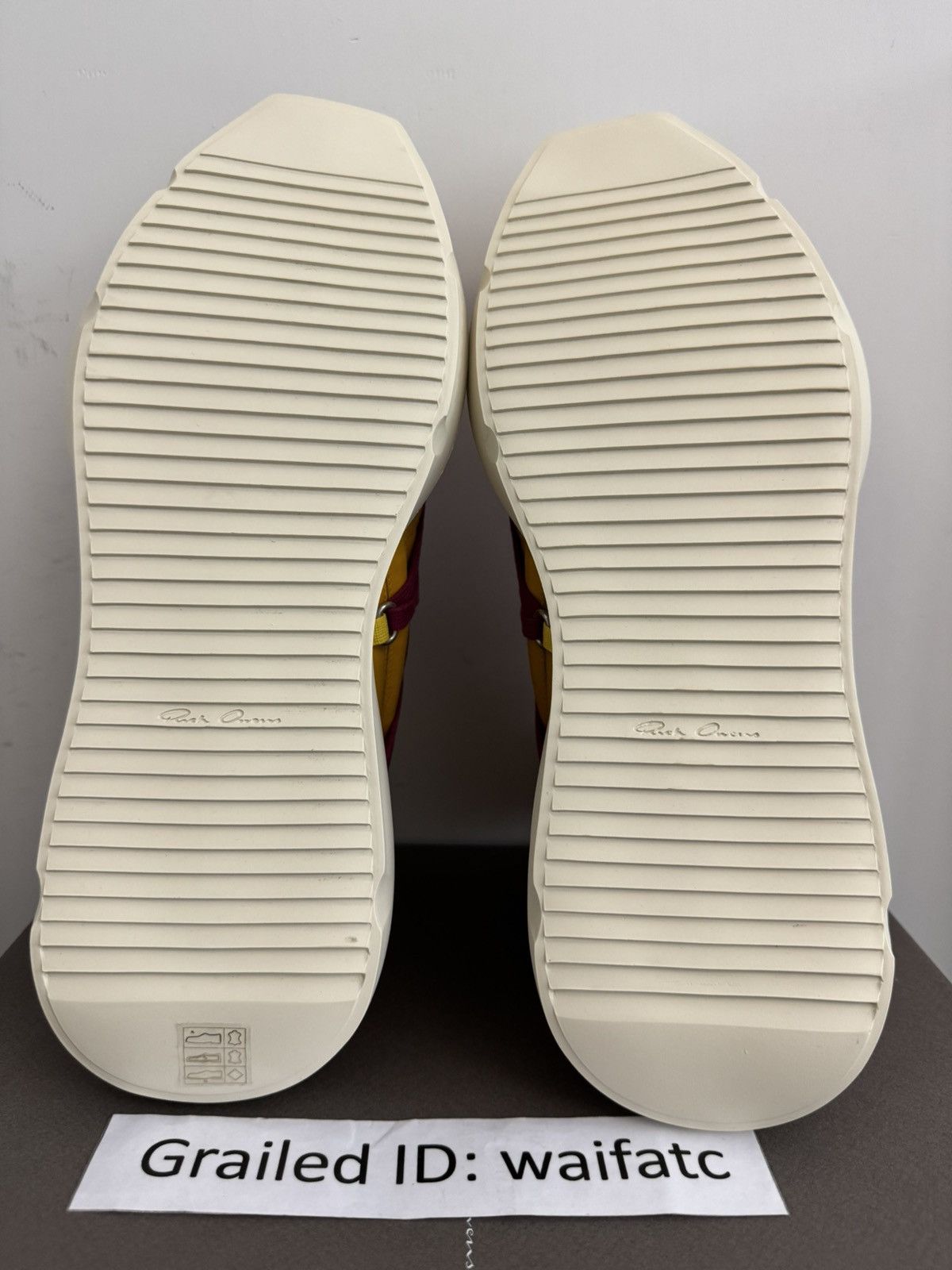 Rick Owens RICK OWENS LEATHER LEMON MEGA LACE GETH RUNNERS Size US 9 / EU 42 - 11 Thumbnail