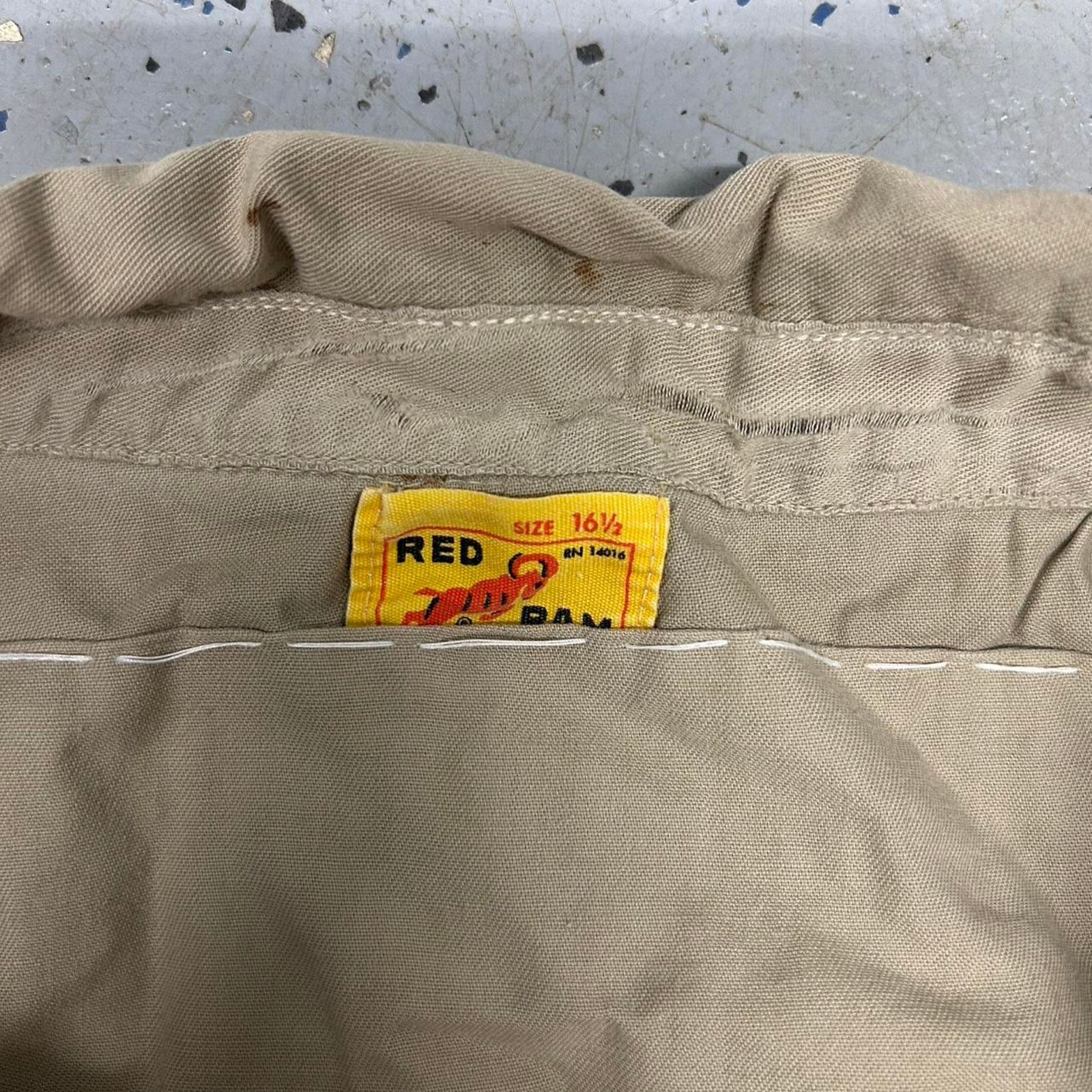Other Tan 60s distress/thrashed Red Ram work shirt Size US L / EU 52-54 / 3 - 2 Thumbnail