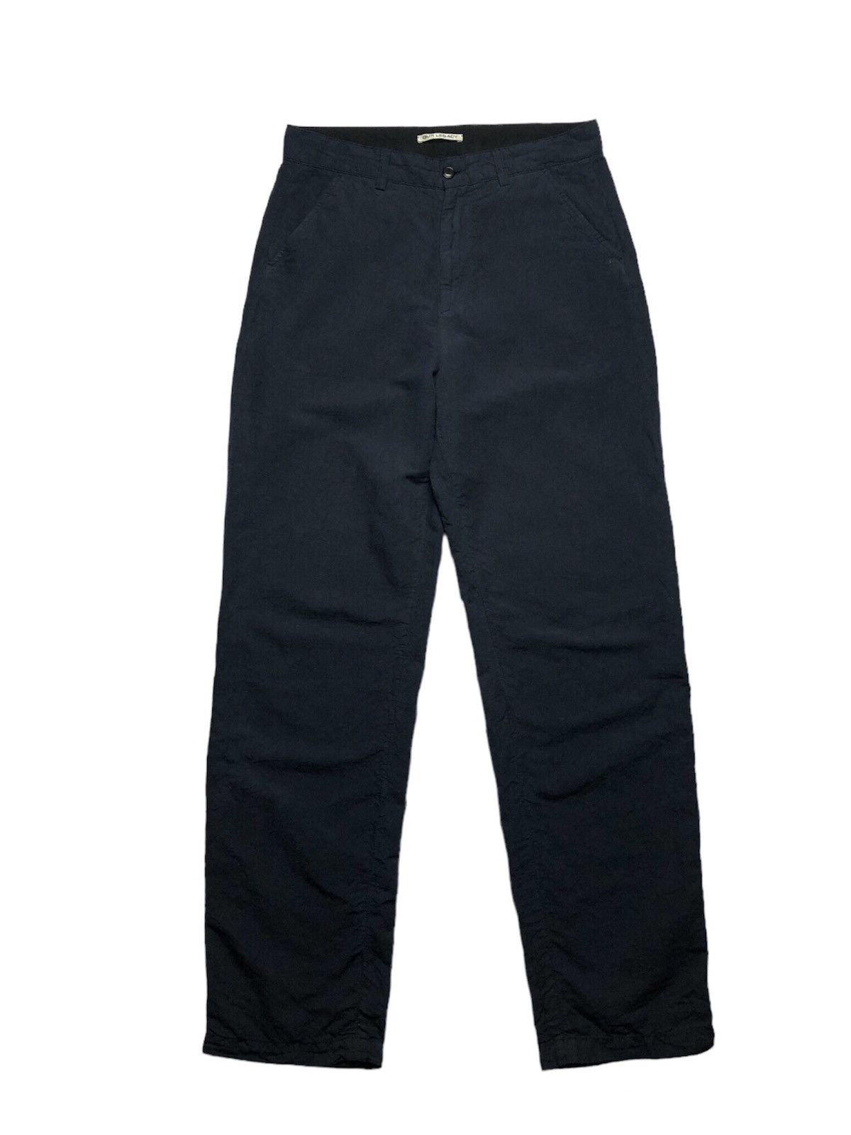 image of Our Legacy Navy Cotton/linen Pants, Men's (Size 30)