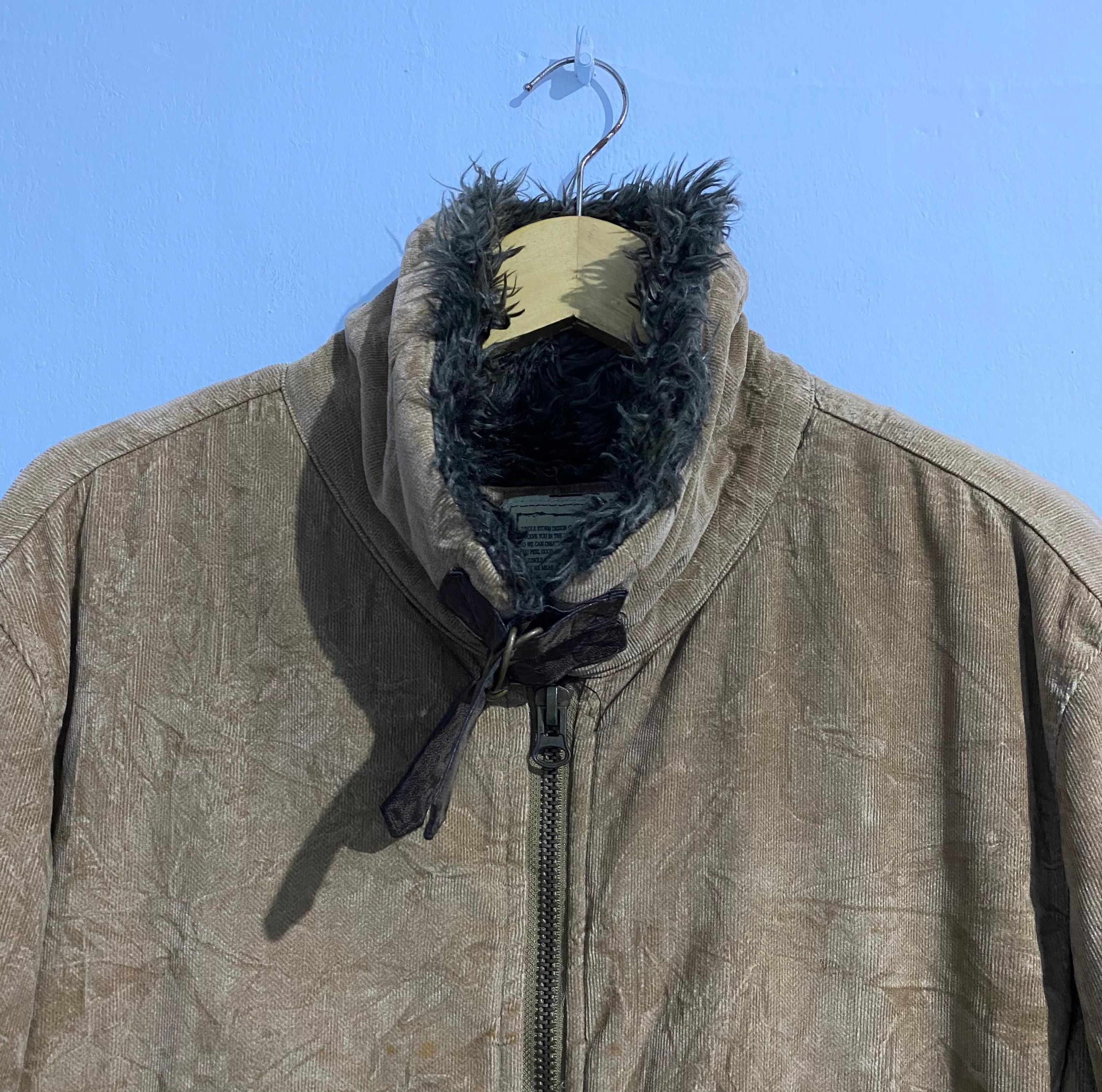 Japanese Brand Fur Sherpa Jacket Bono Jungle Storm Size US M / EU 48-50 / 2 - 2 Thumbnail