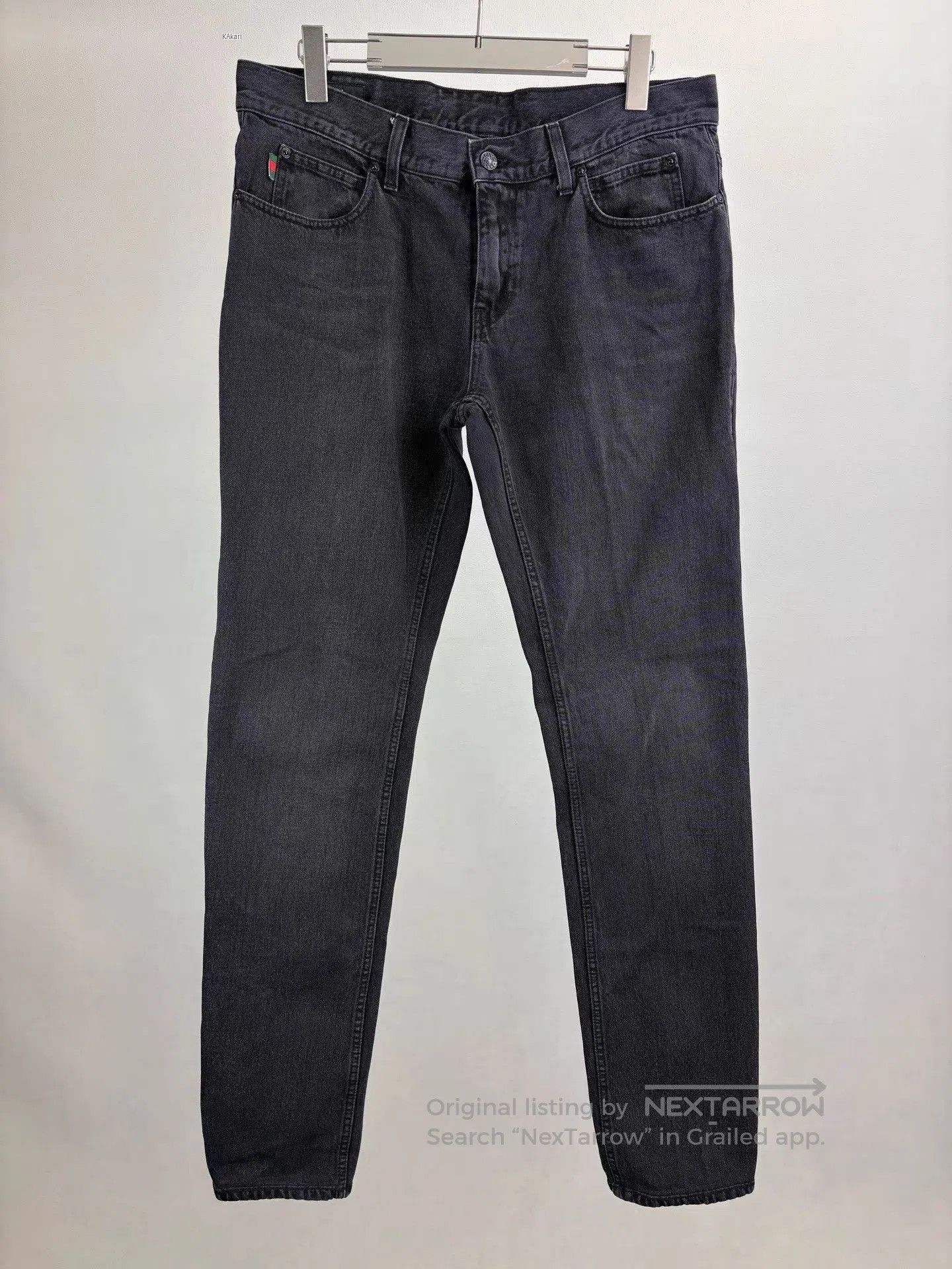 Gucci Black Denim Pants Size 34. Size US 34 / EU 50 - 1 Thumbnail