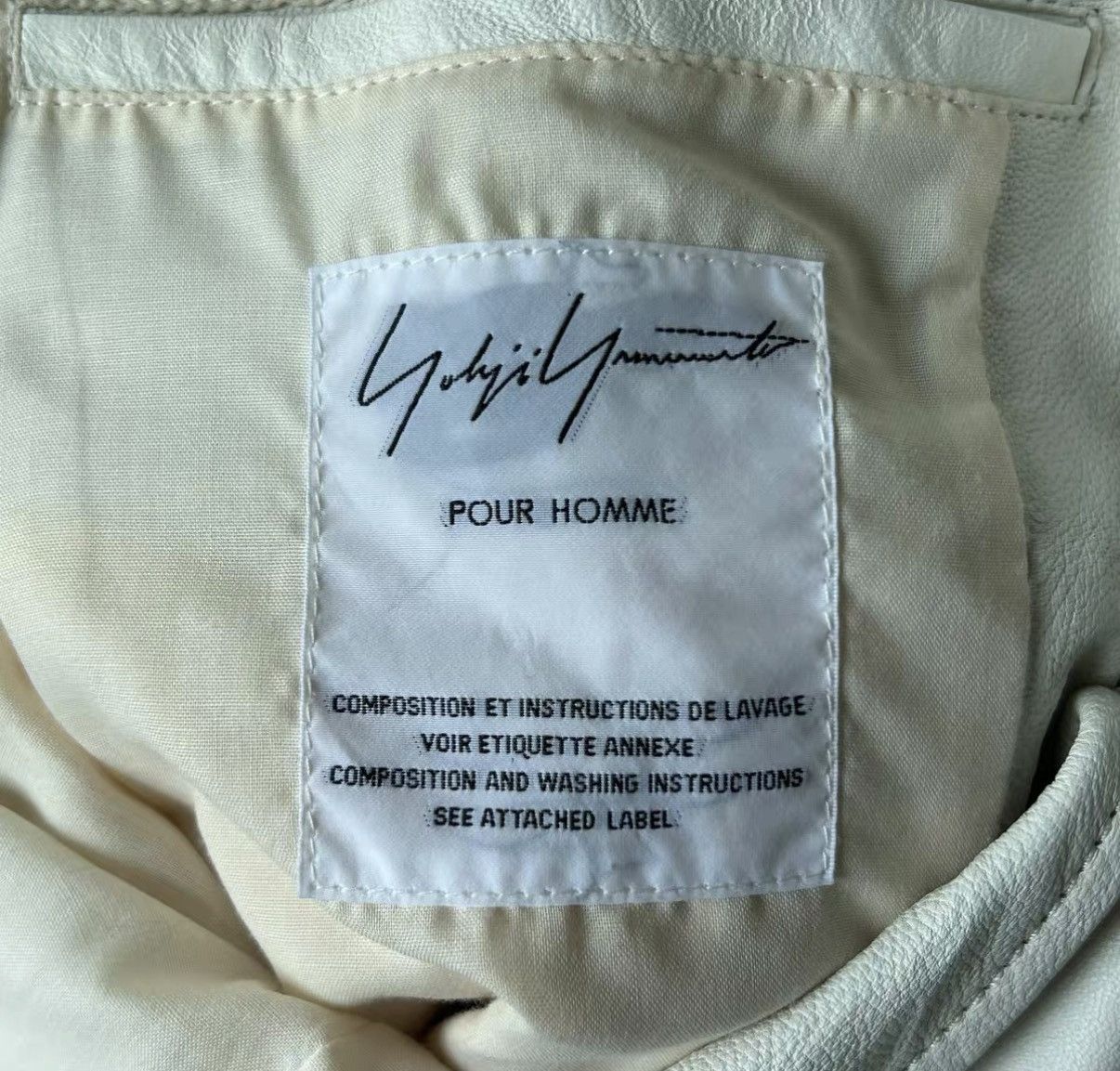 Yohji Yamamoto Yohji Yamamoto 10ss Bankrupt Era Sheepskin Blazer K4 Size US M / EU 48-50 / 2 - 7 Thumbnail