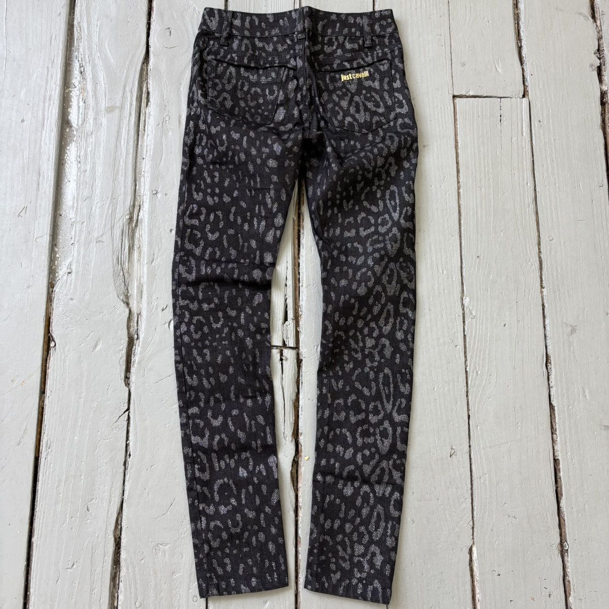 Just Cavalli Leopard Print Jeggings Size 25" / US 0 / IT 36 - 3 Thumbnail