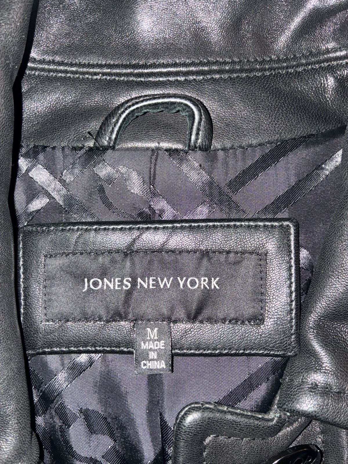 Jones New York Jones New York Leather Jacket Size M / US 6-8 / IT 42-44 - 2 Thumbnail