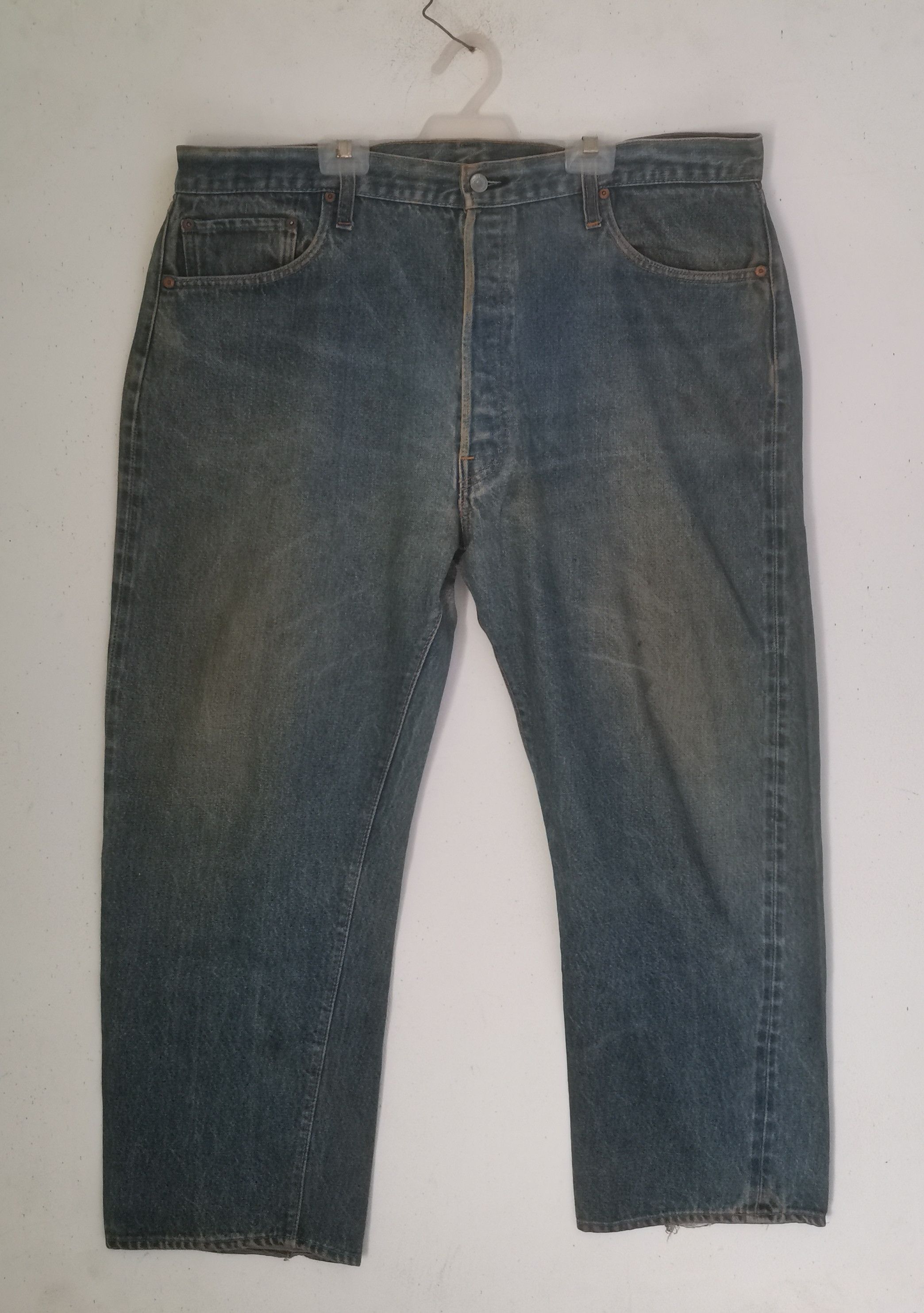 Levi's Vintage Clothing × Vintage Rare vintage Levi's red line small e denim stemp button no 6 Size US 42 / EU 58 - 1 Thumbnail