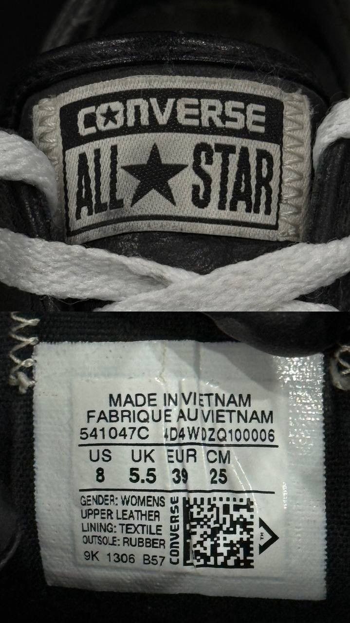 Converse Converse Goth Pin Leather Sneakers Size US 8 / IT 38 - 5 Thumbnail
