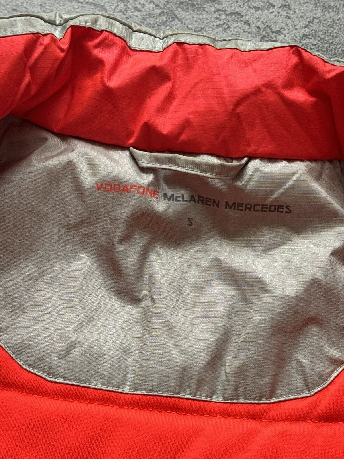 Malcolm McLaren × Mercedes-Benz Vest S McLaren Mercedes-Benz Vodafone Mobil 1 racing jacket Size US S / EU 44-46 / 1 - 11 Thumbnail
