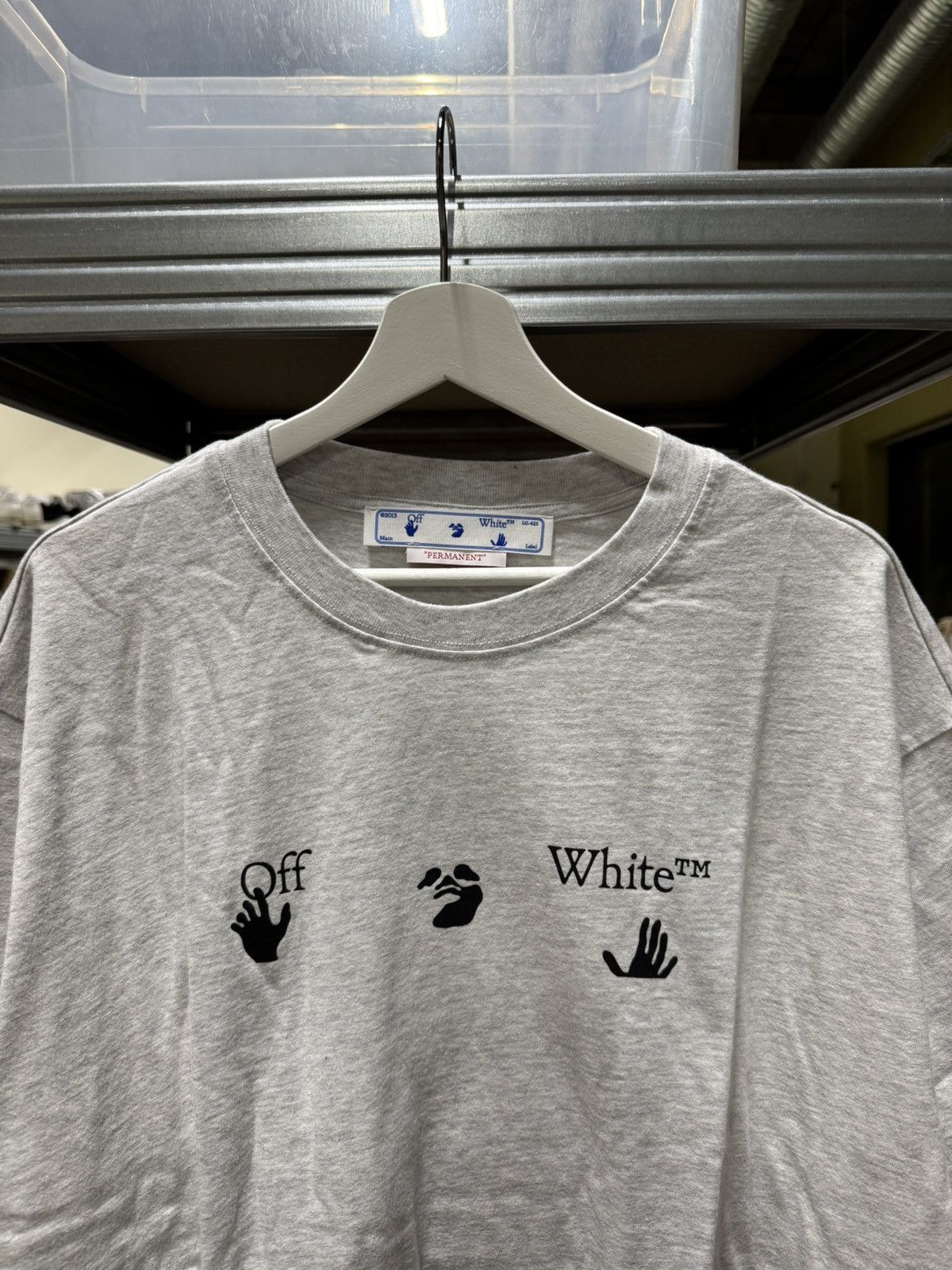 Off-White Off-White Big Ow Logo T-Shirt NEW Size US XL / EU 56 / 4 - 2 Thumbnail