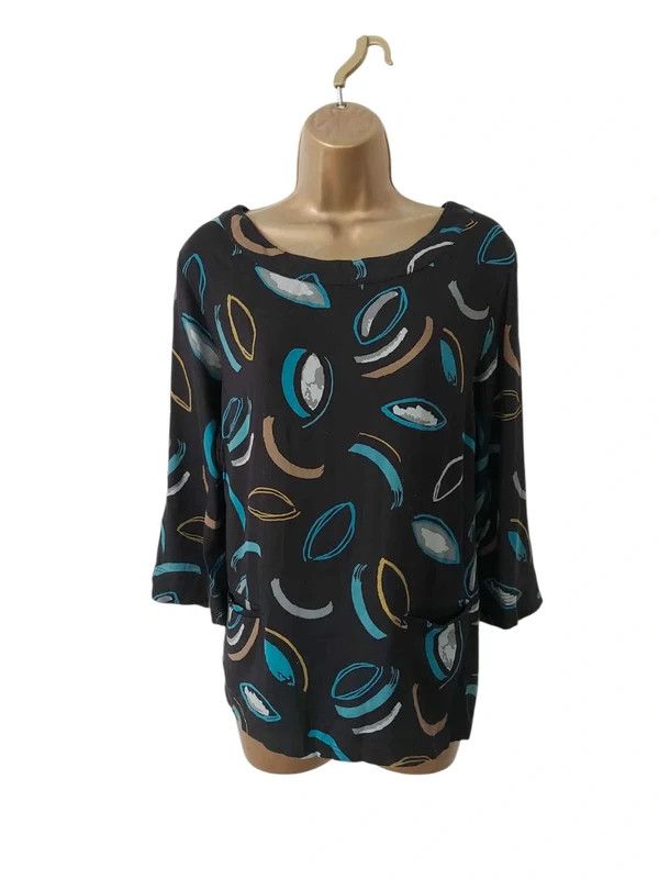 Vintage Vintage 3/4 sleeved top Size XXL / US 16-18 / IT 52-54 - 1 Thumbnail