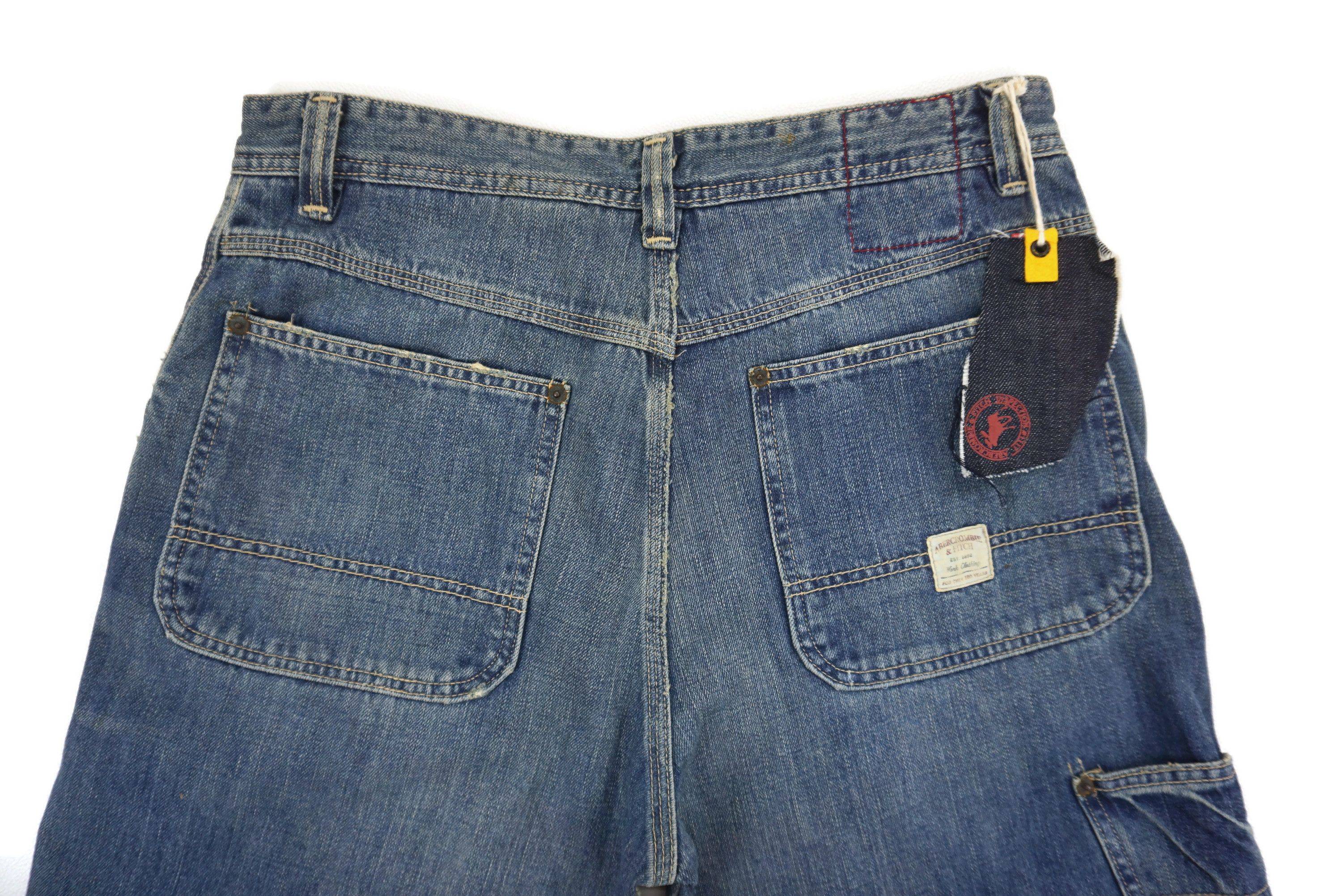 Abercrombie & Fitch Baggy Carpenter fits W35xL31 Abercrombie Workwear Jeans Size US 32 / EU 48 - 9 Thumbnail