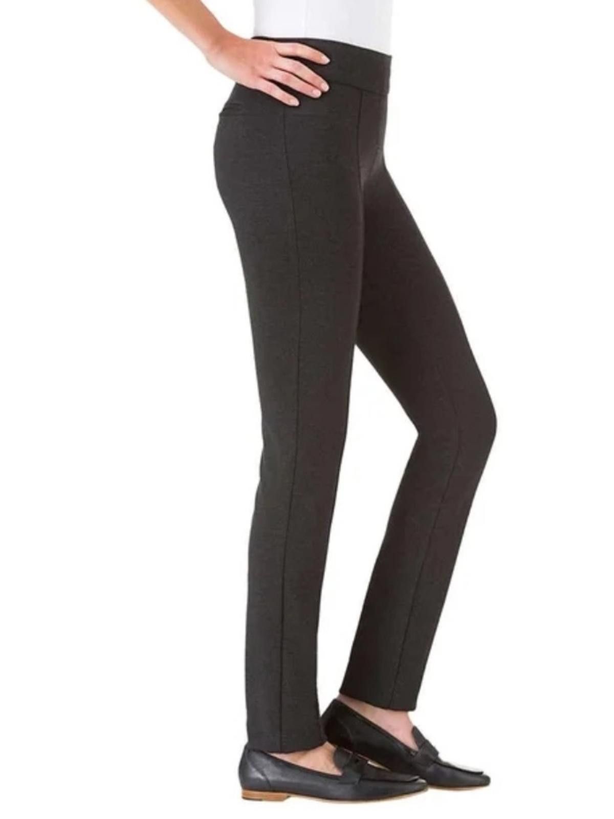 Other Hilary Radley / Ponte Slim Stretch Pants / heather charcoal Size 28" / US 6 / IT 42 - 2 Thumbnail